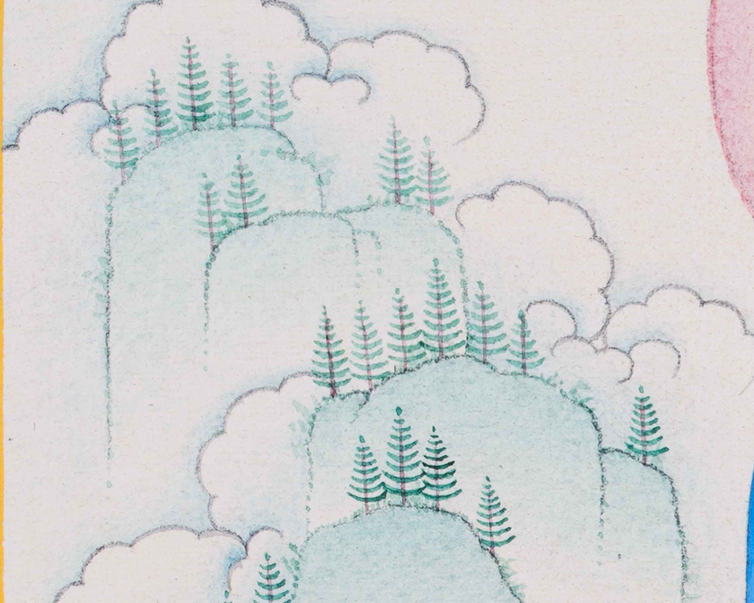 Hand-Painted Thangka For Medicine Buddha Mantra Practice | Traditional Tibetan Buddhist Art