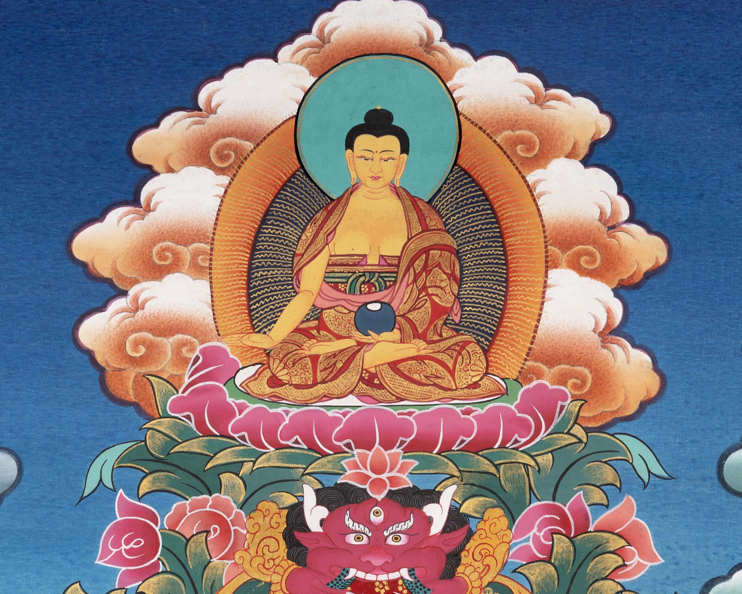 Medicine Buddha Thangka | Gift For Buddhist