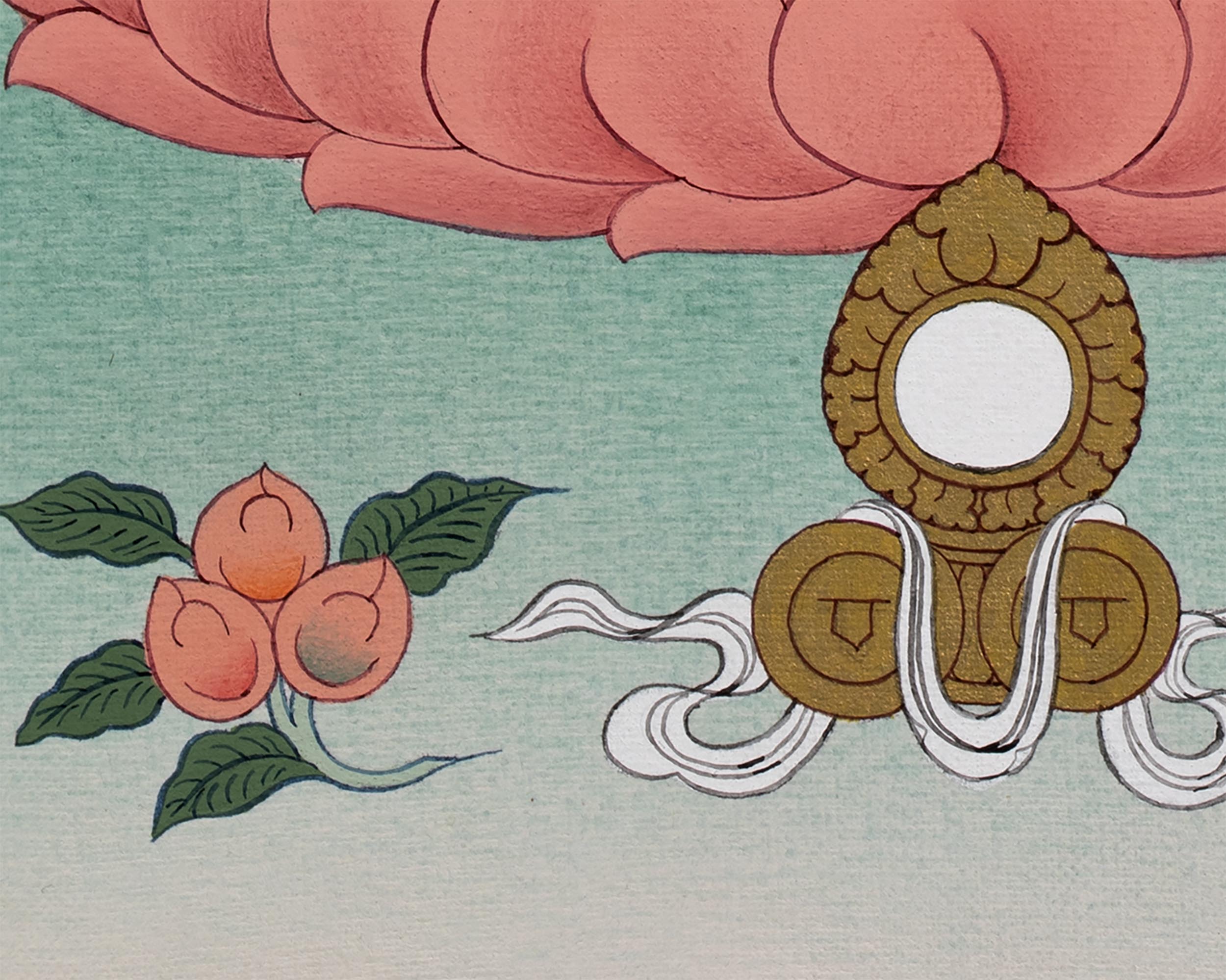 Namtoshe With Others Thangka Print | Jambala And Vasundhara | Digital Print
