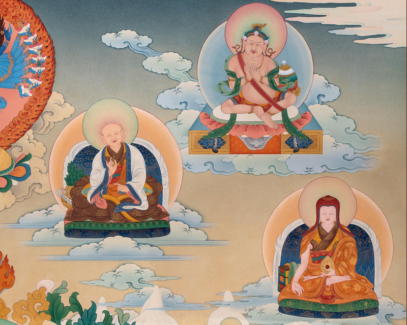 Sachen Kunga Nyingpo | Buddhist Thangka Print
