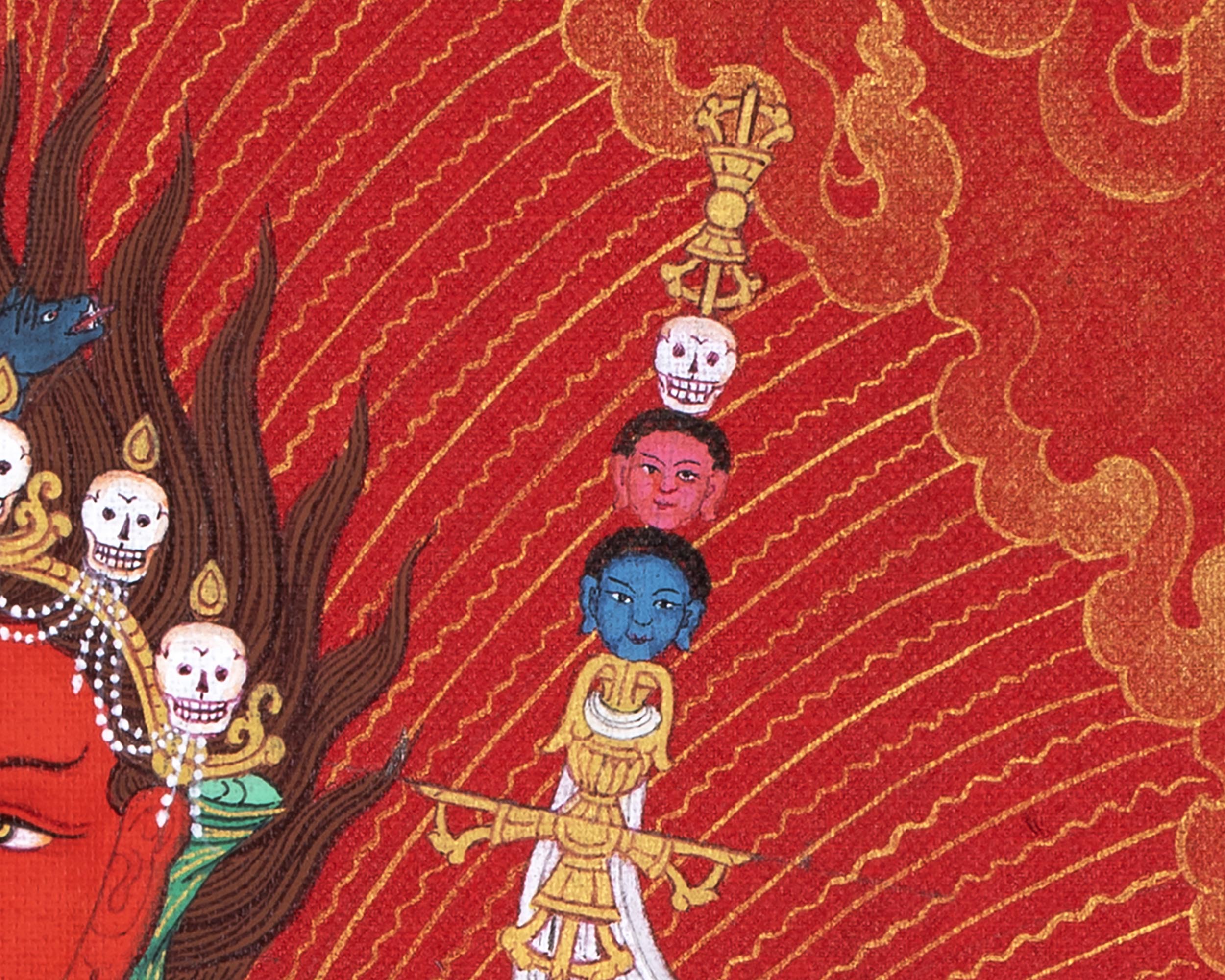 Vajravarahi Thangka | Tibetan Dorje Phagmo Painting