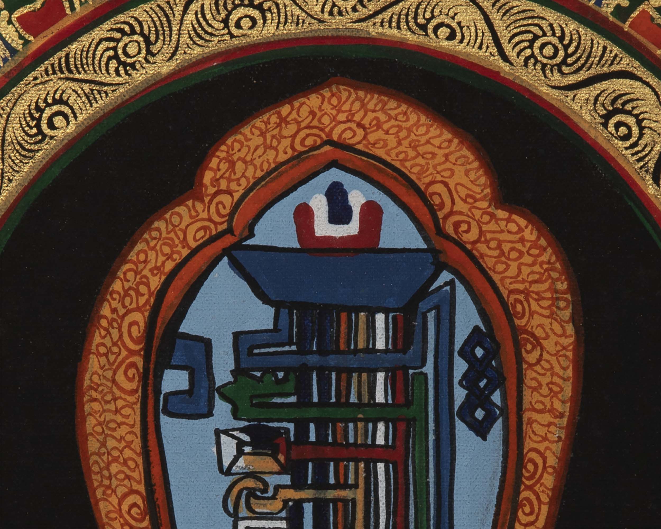 Kalachakra Mantra Mandala | Original Handpainted Thangka | Wall Decorations