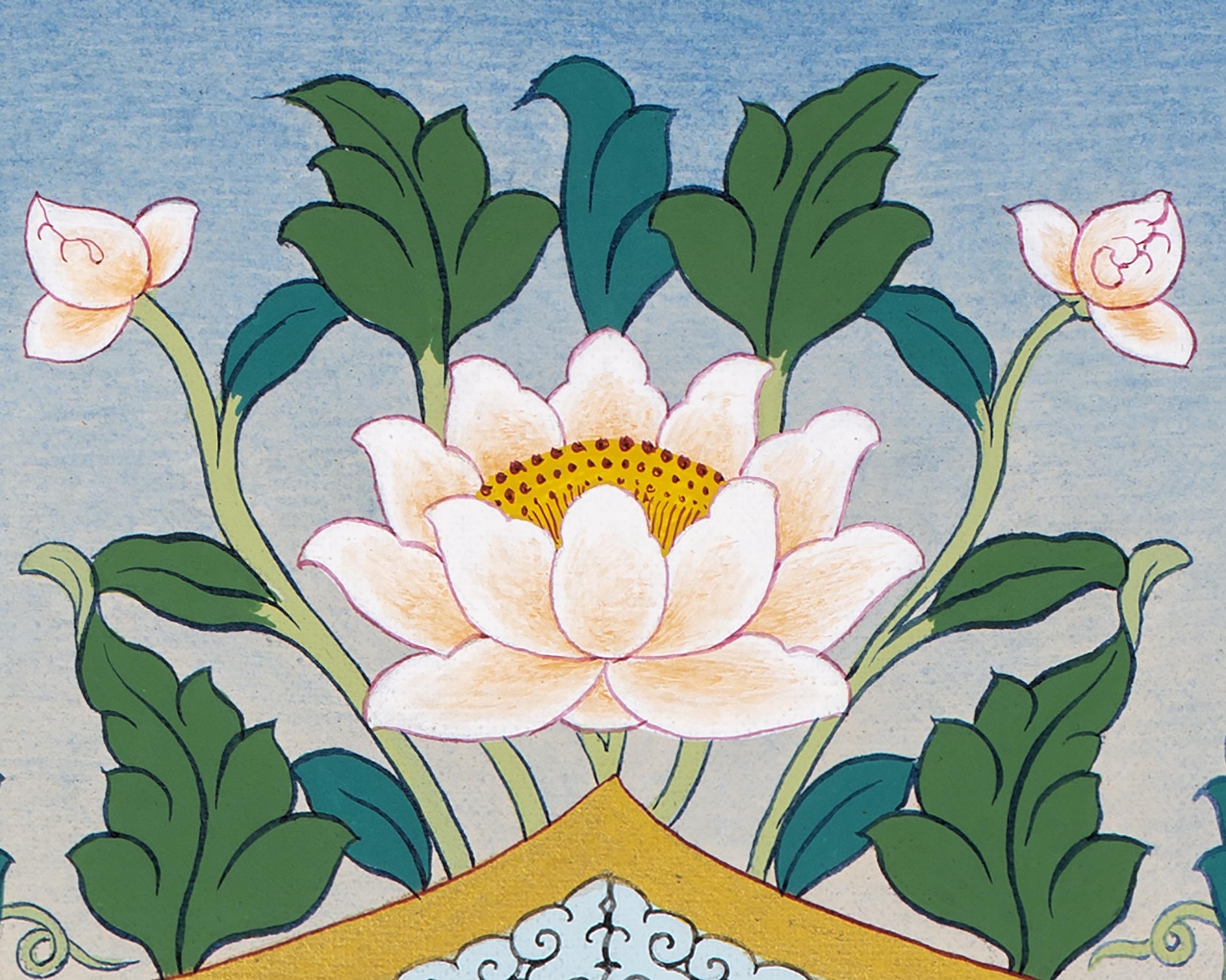 Maitreya Buddha Thangka | Tibetan Buddhist Deity | Himalayan Thangka Paintings