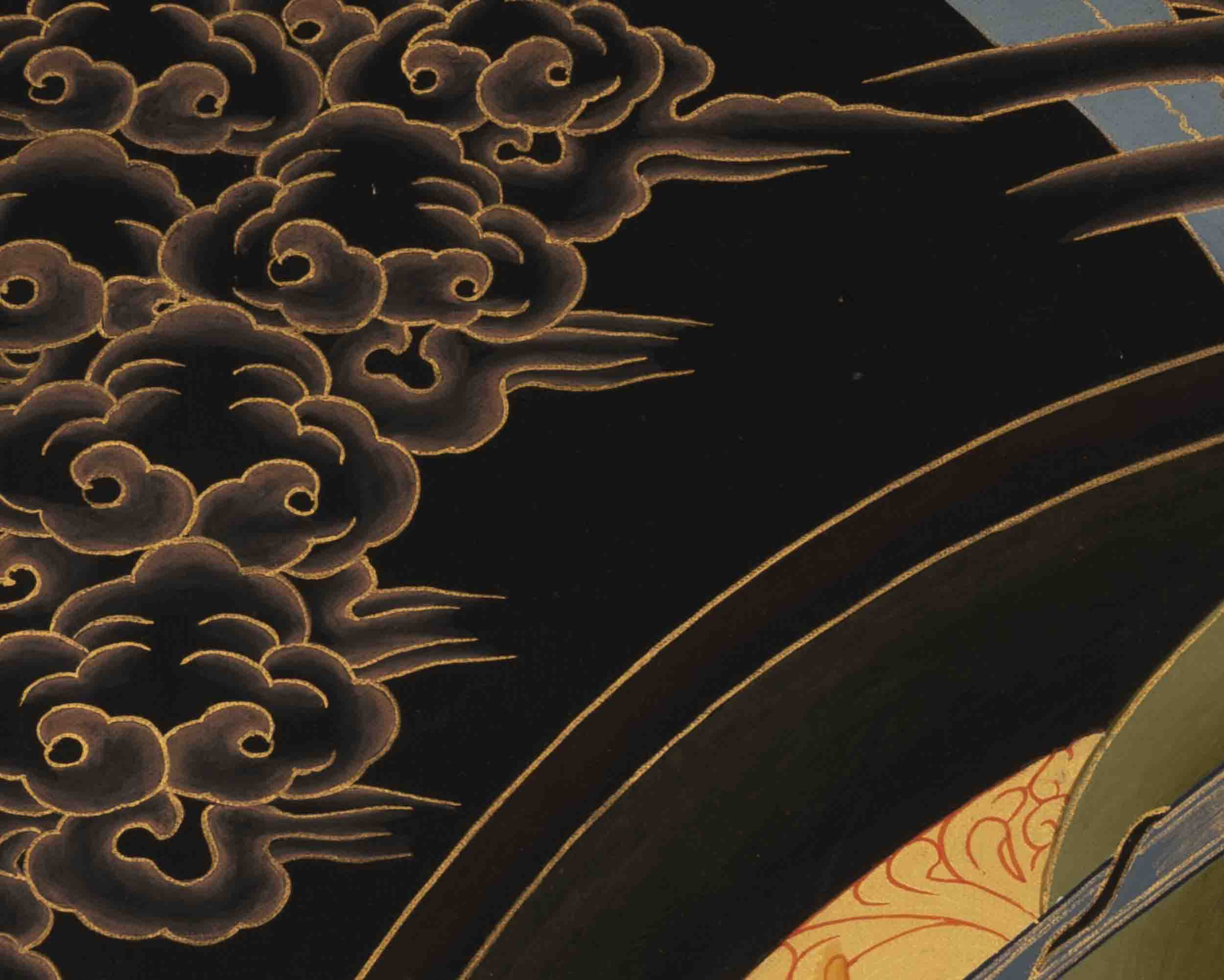 Manjushree Bodhisattva Thangka | Buddhist Religious Paintings