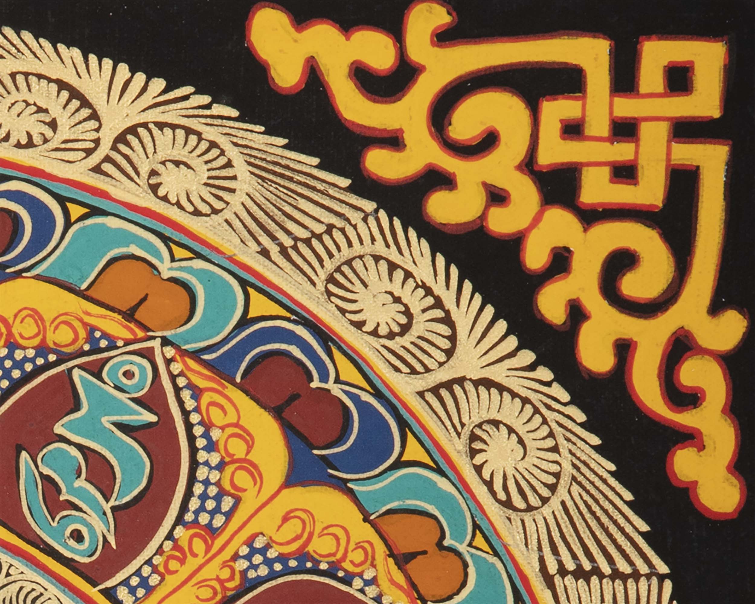 Mantra Mandala Thangka | Wall Hanging