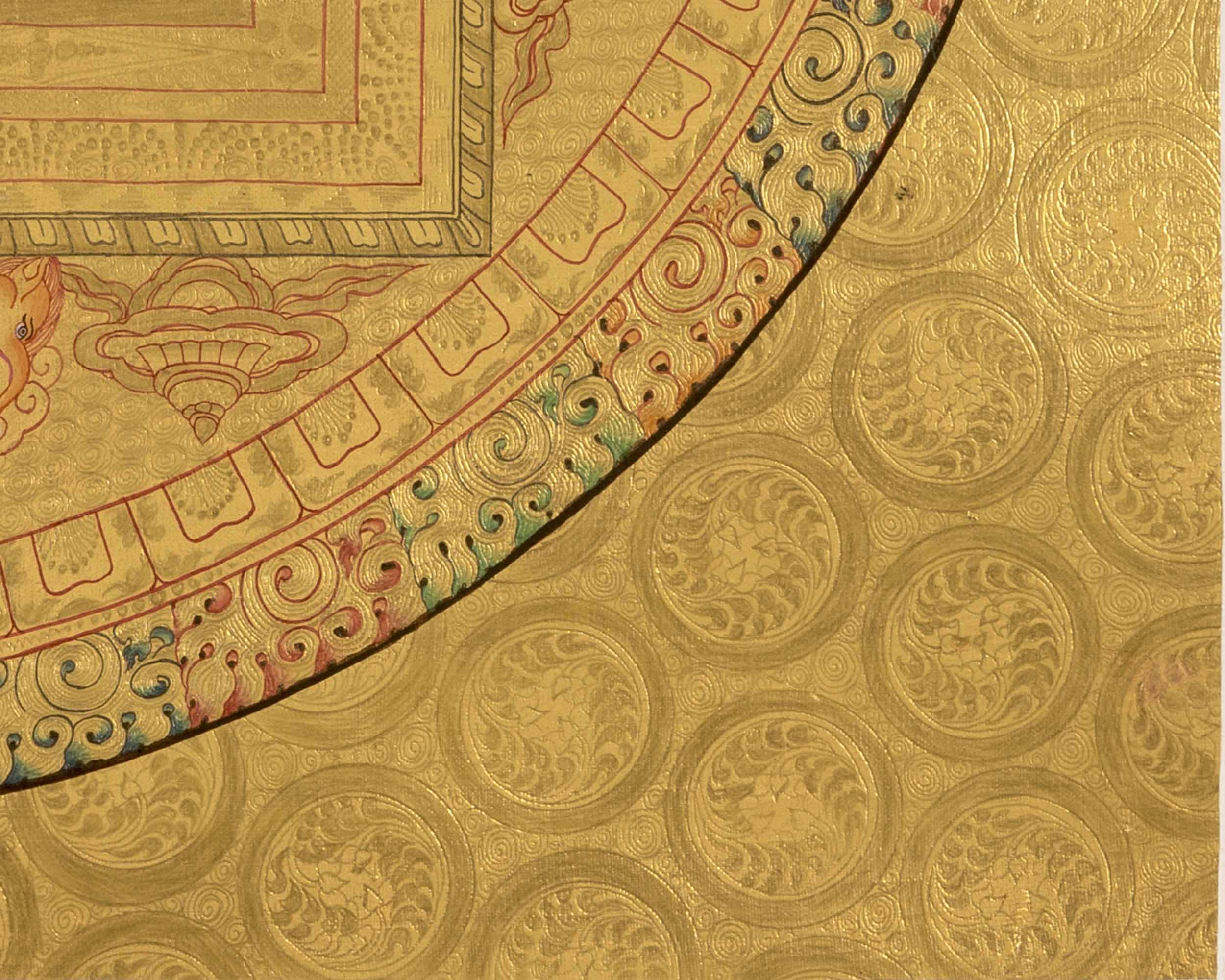 Green Tara Mandala |Tara Goddess Thangka