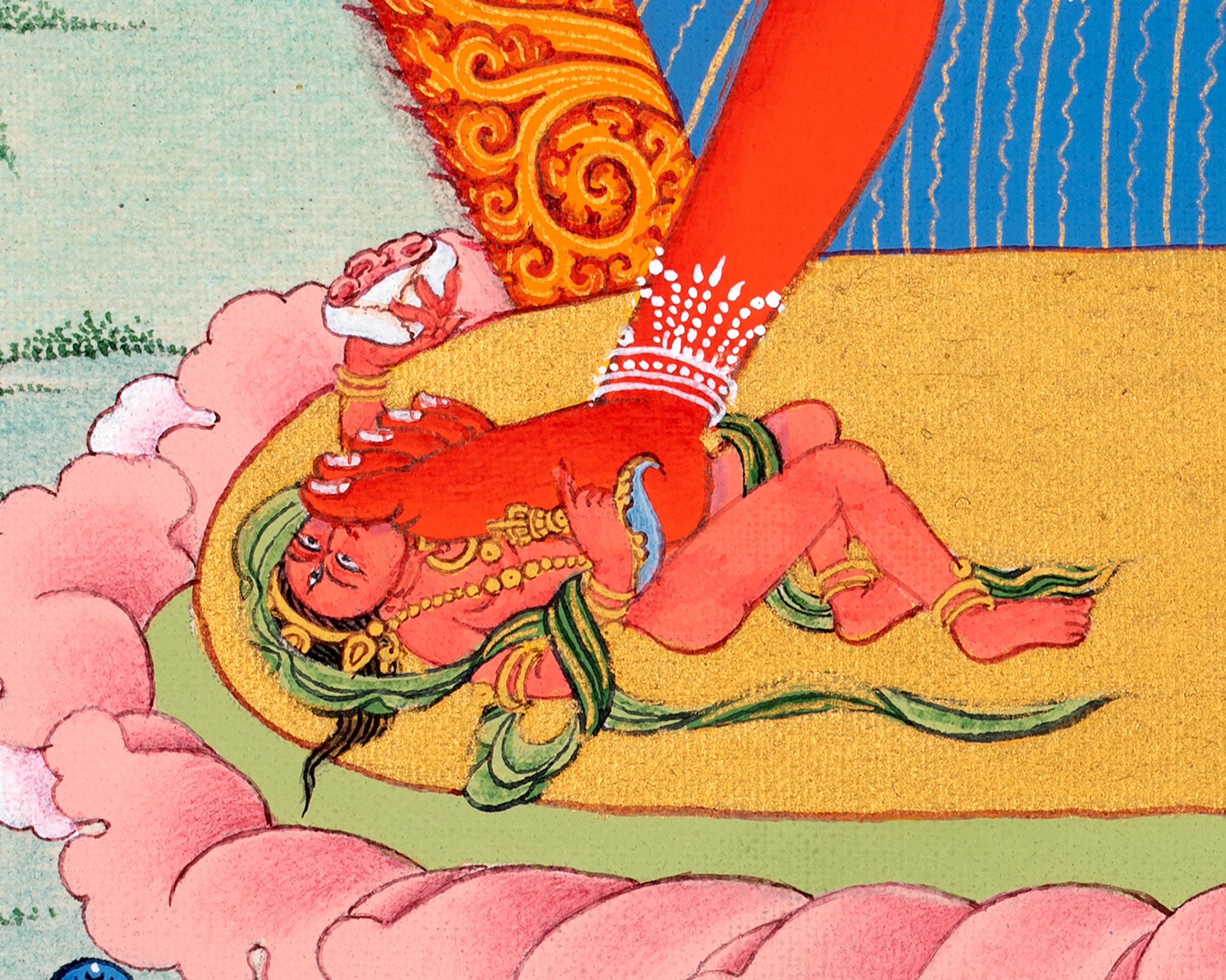 Vajrayogini Thangka | Handmade Buddhist Dakini Thangka