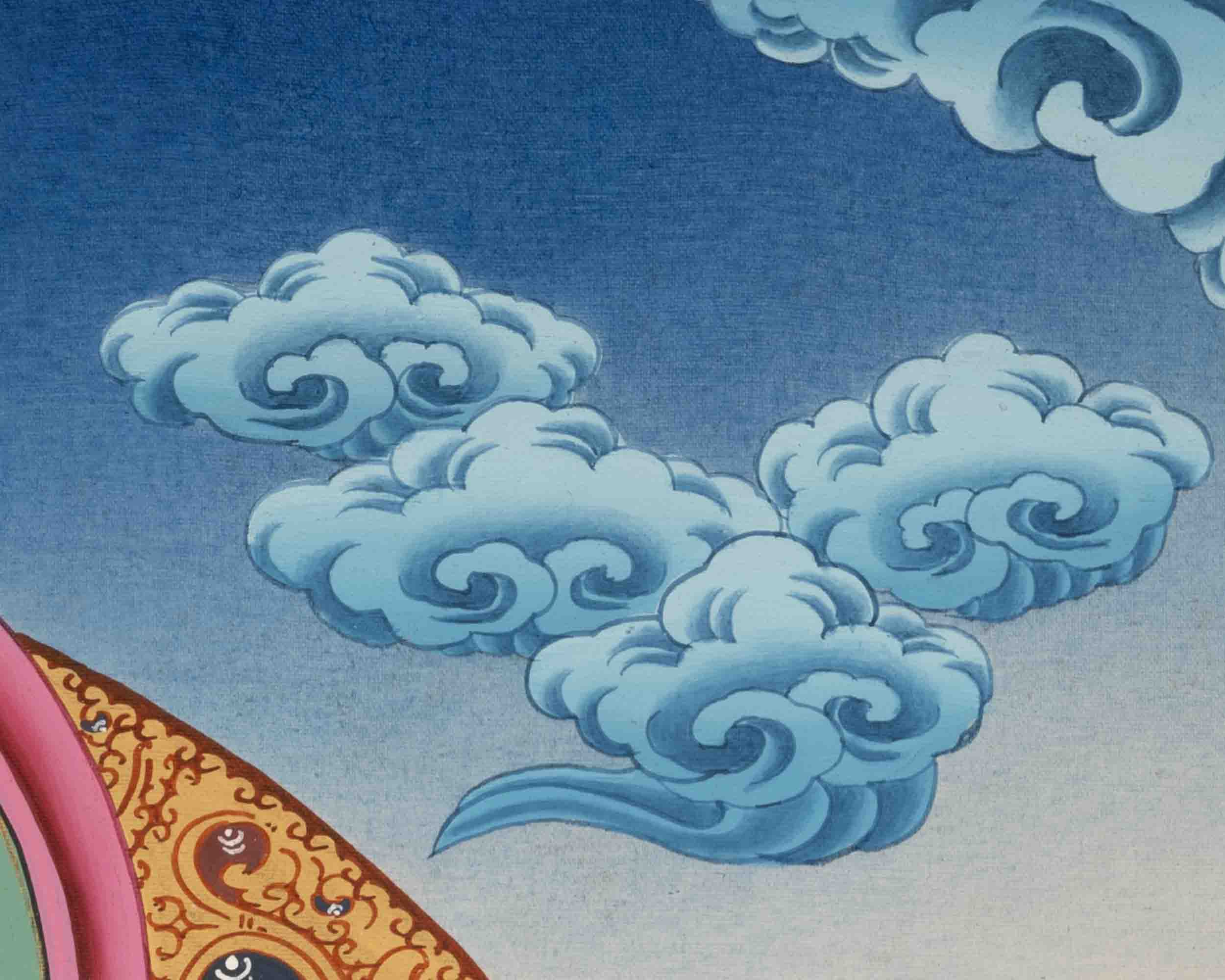 Avalokitesvara Chengrezig Thangka | Religious Painitng | Wall Decors