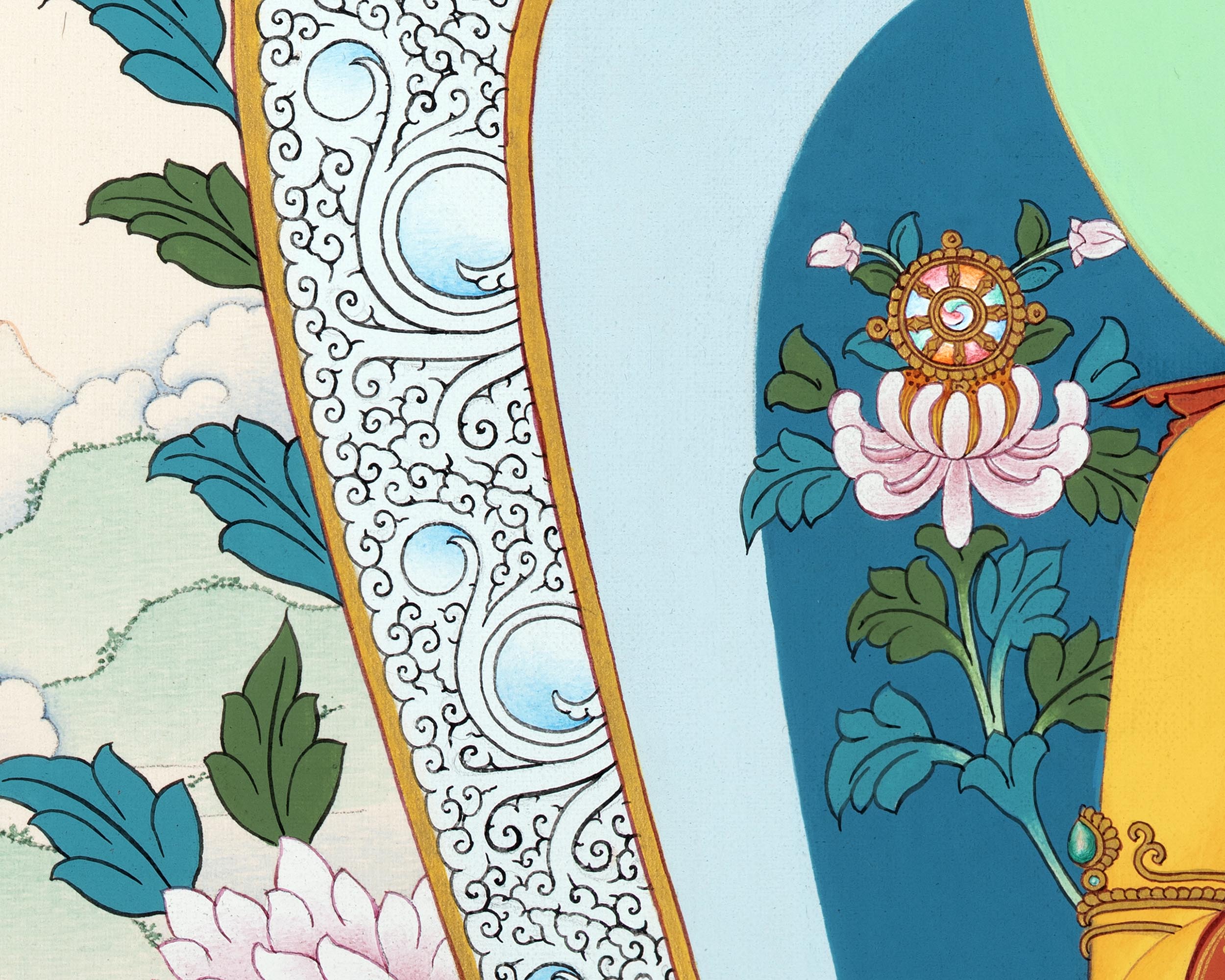 Maitreya Buddha Thangka | Tibetan Bodhisattva Art