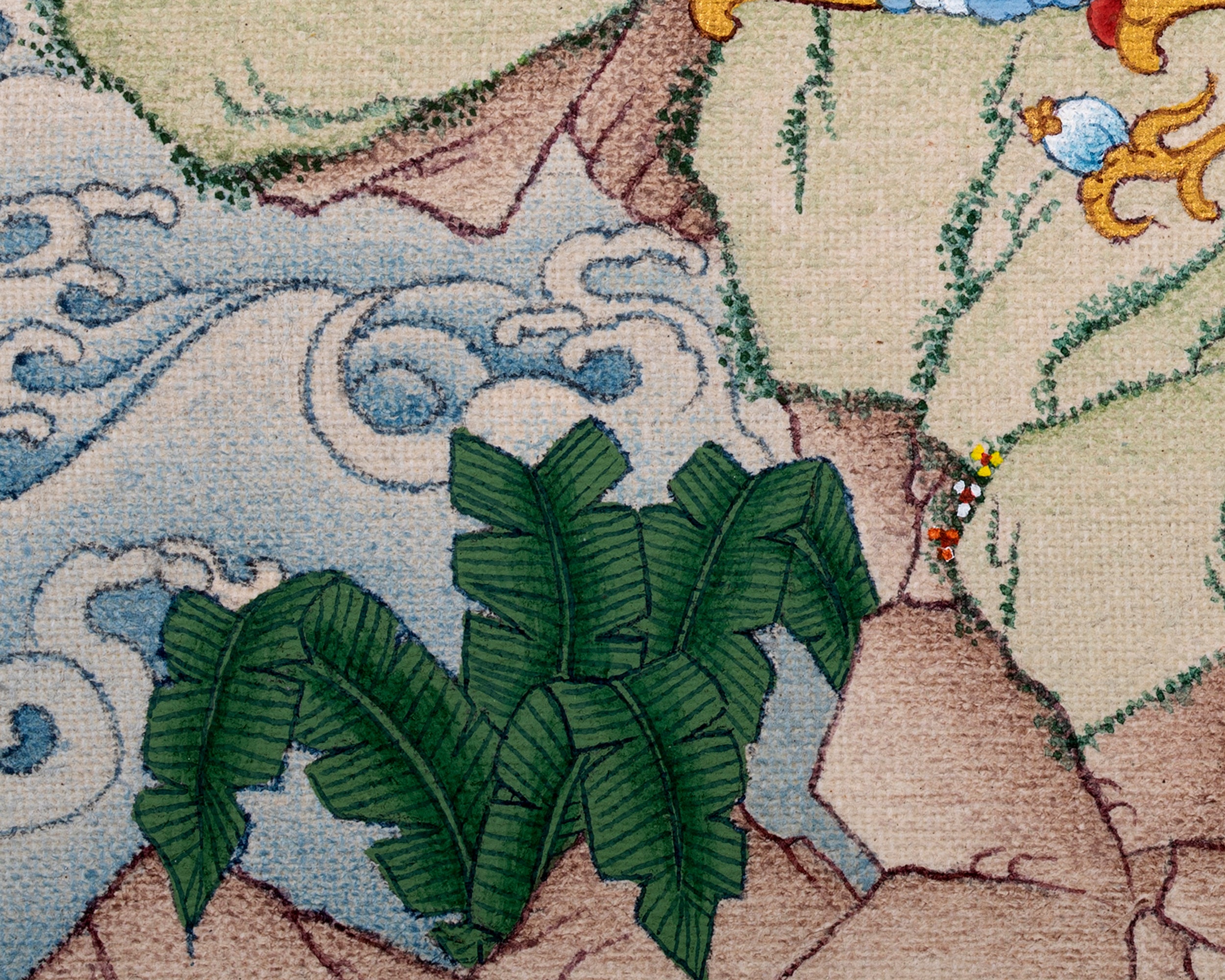 Green Tara Thangka | Hand Painted Tara | Tibetan Painting