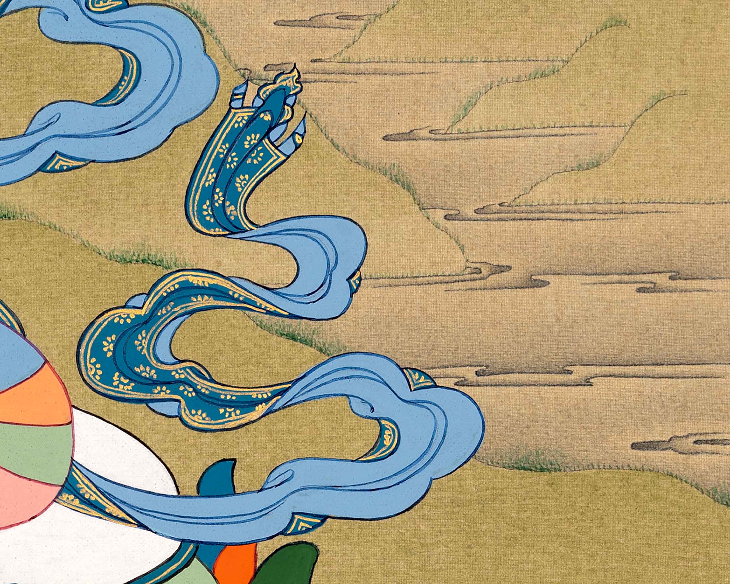 Green Tara Healing Thangka | Traditionally Hand Painted Art