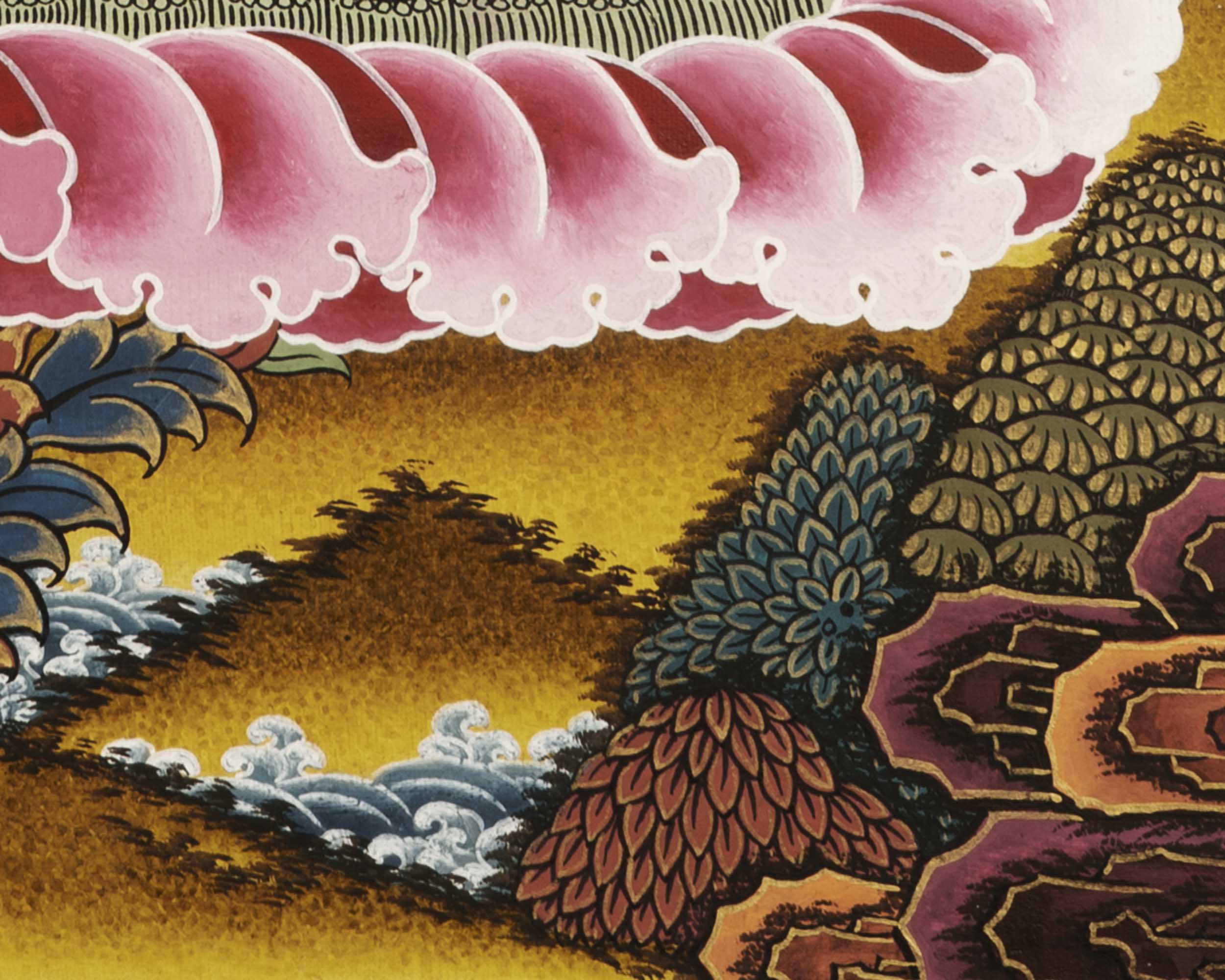 Tibetan White Tara Thangka | Tibetan Wall Decoration Painting