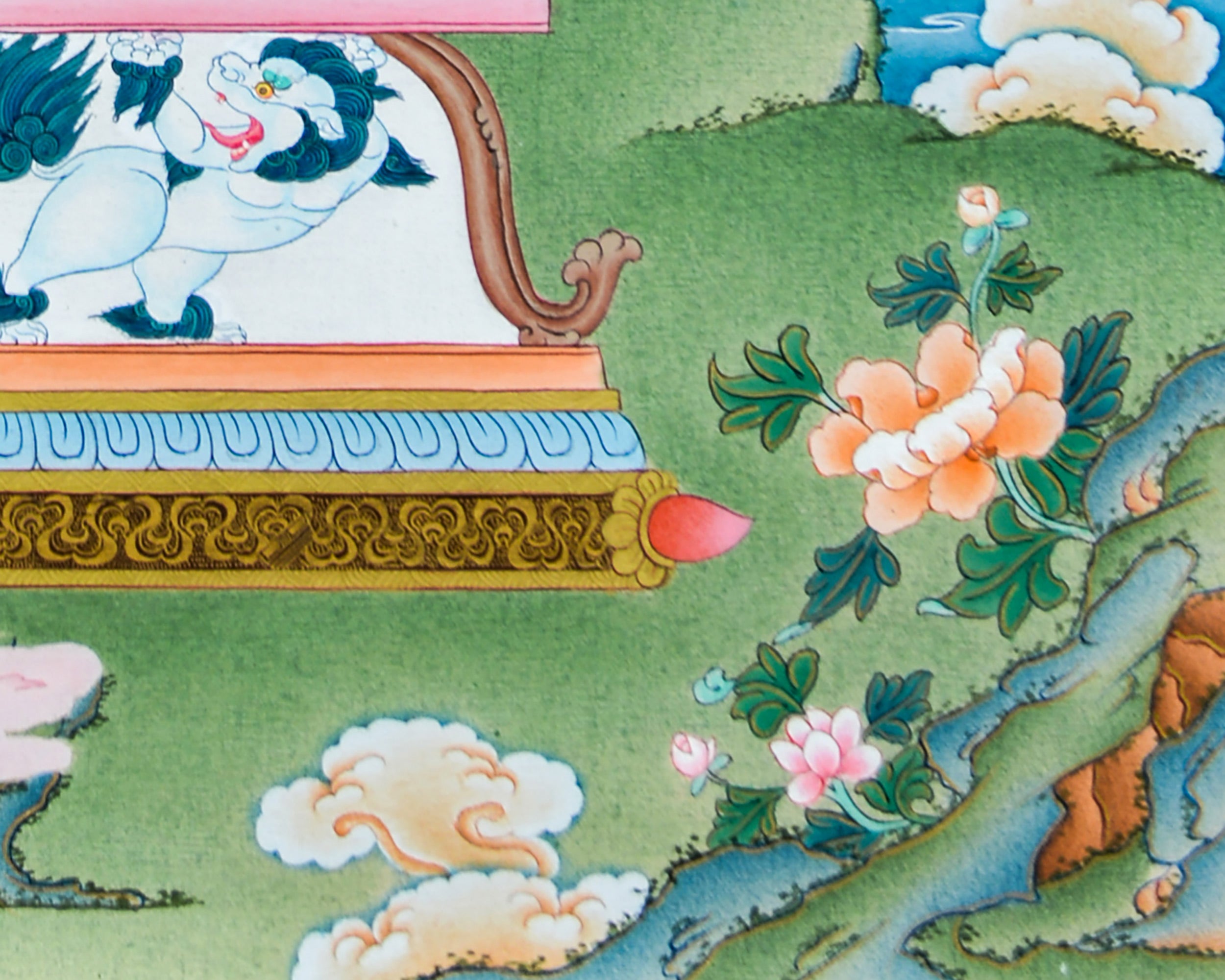 Sakya Pandita Thangka | Handmade Tibetan Art | Buddhist Painting