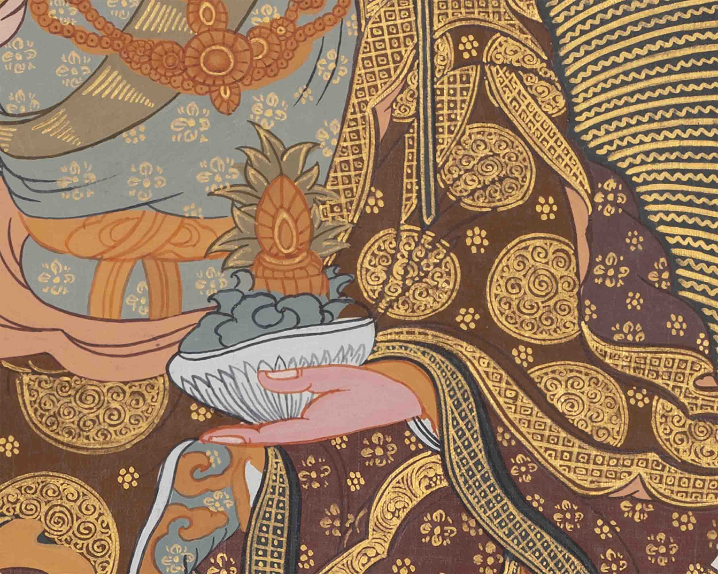 Guru Rinpoche | Padmasambhava | Traditional Tibetan Thangka