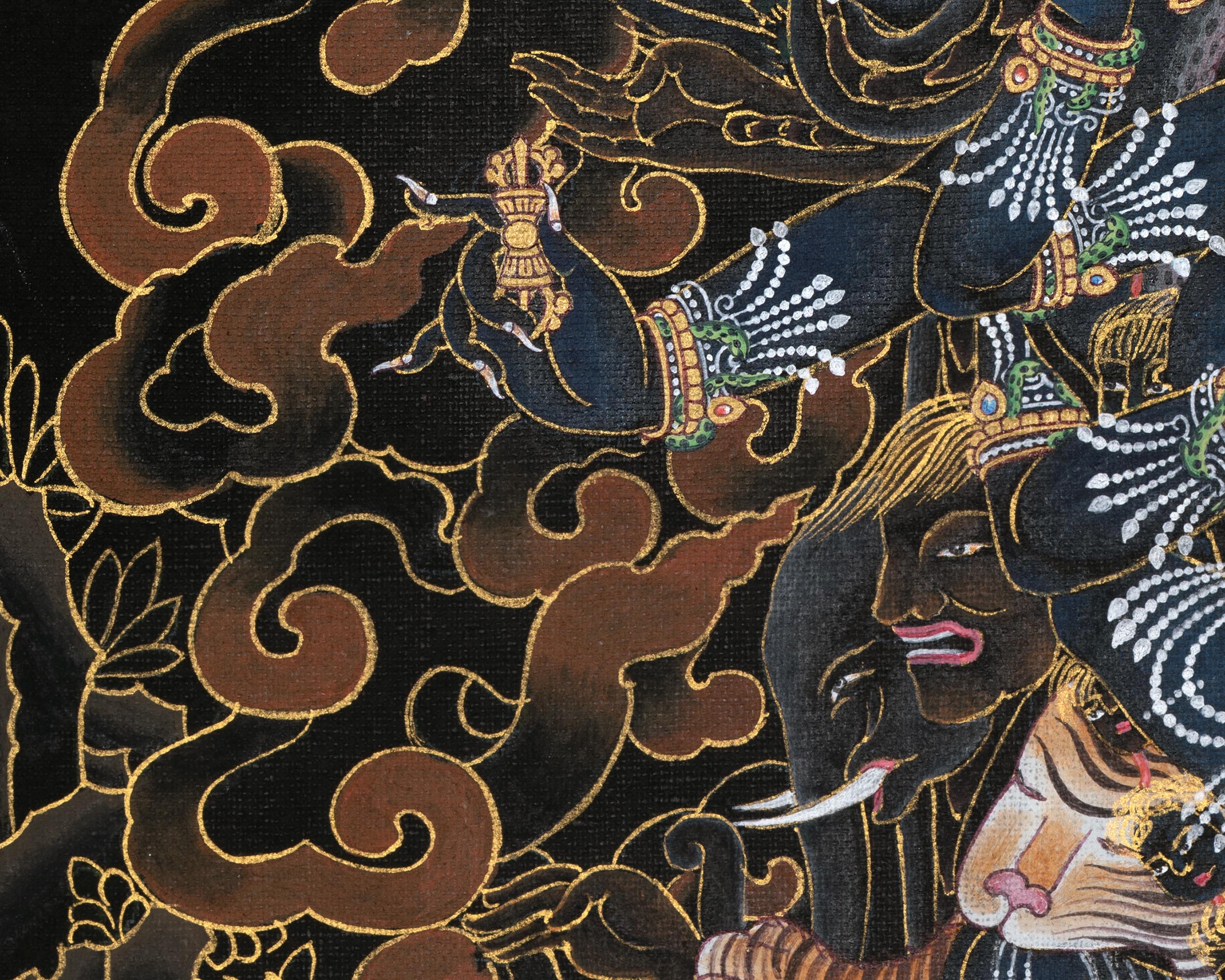 Phurba Vajrakilaya Thangka | Traditional Buddhist Art