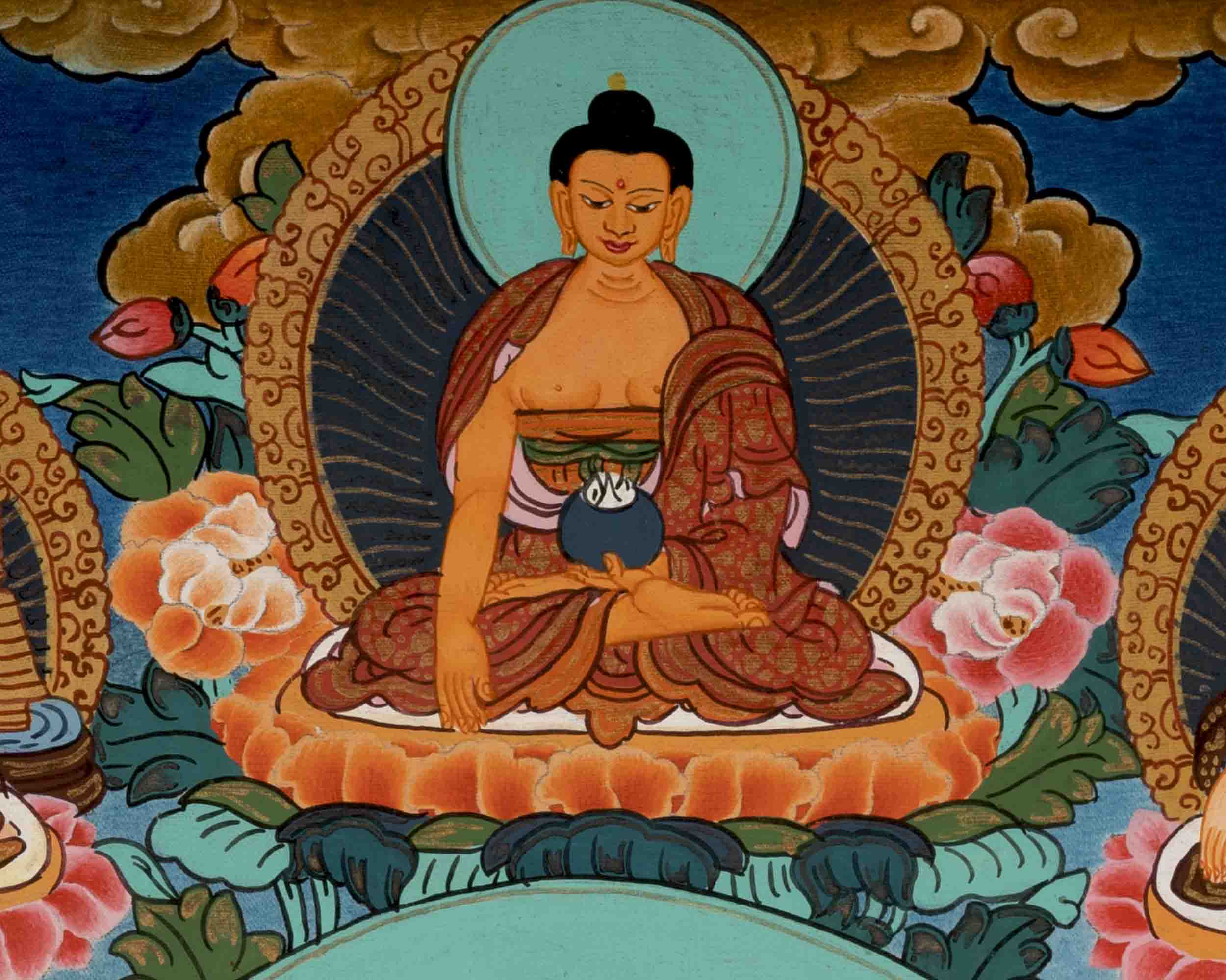 Samantabhadra Thangka | Religious Buddhist Painting | Wall Decors