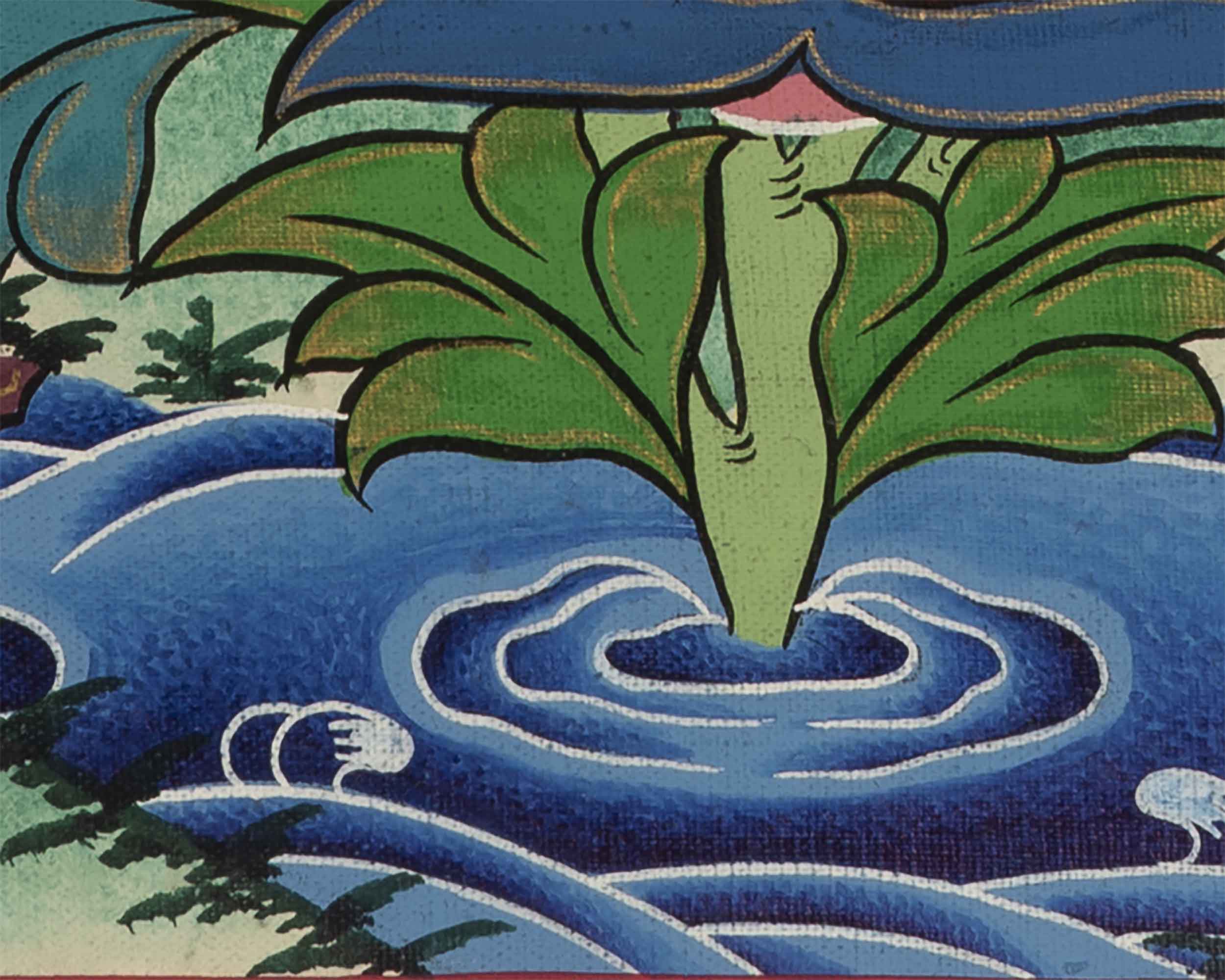 Guru Rinpoche Thangka | Spiritual Wall Decor