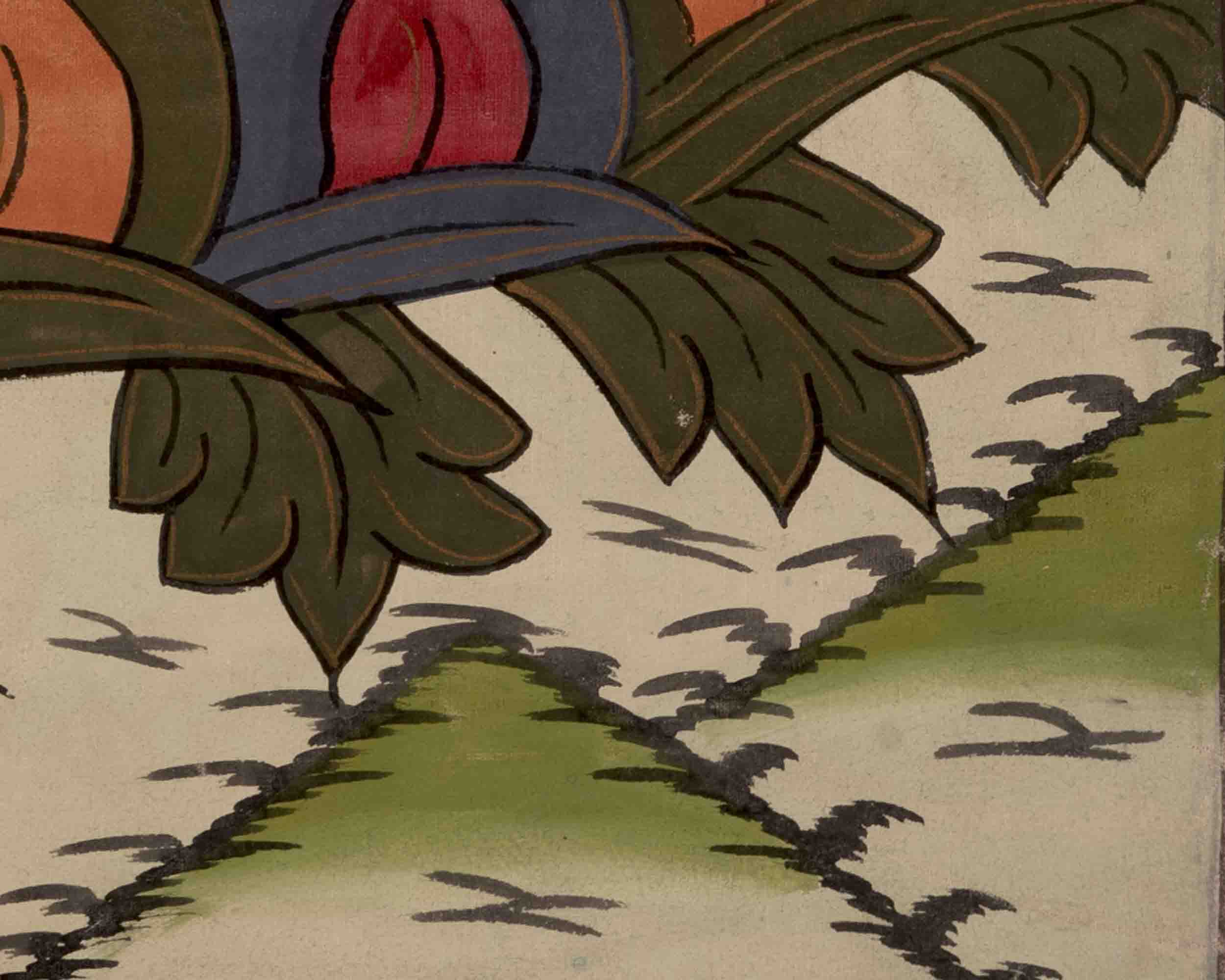 Namsangiti Thangka | Manjushree | Meditation Canvas Art