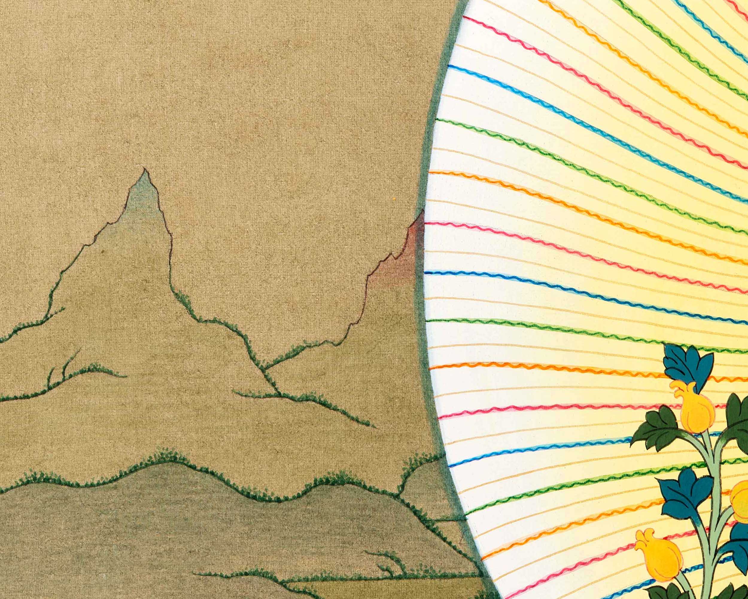 Blue Medicine Buddha Thangka | Hand Painted Buddhist Art