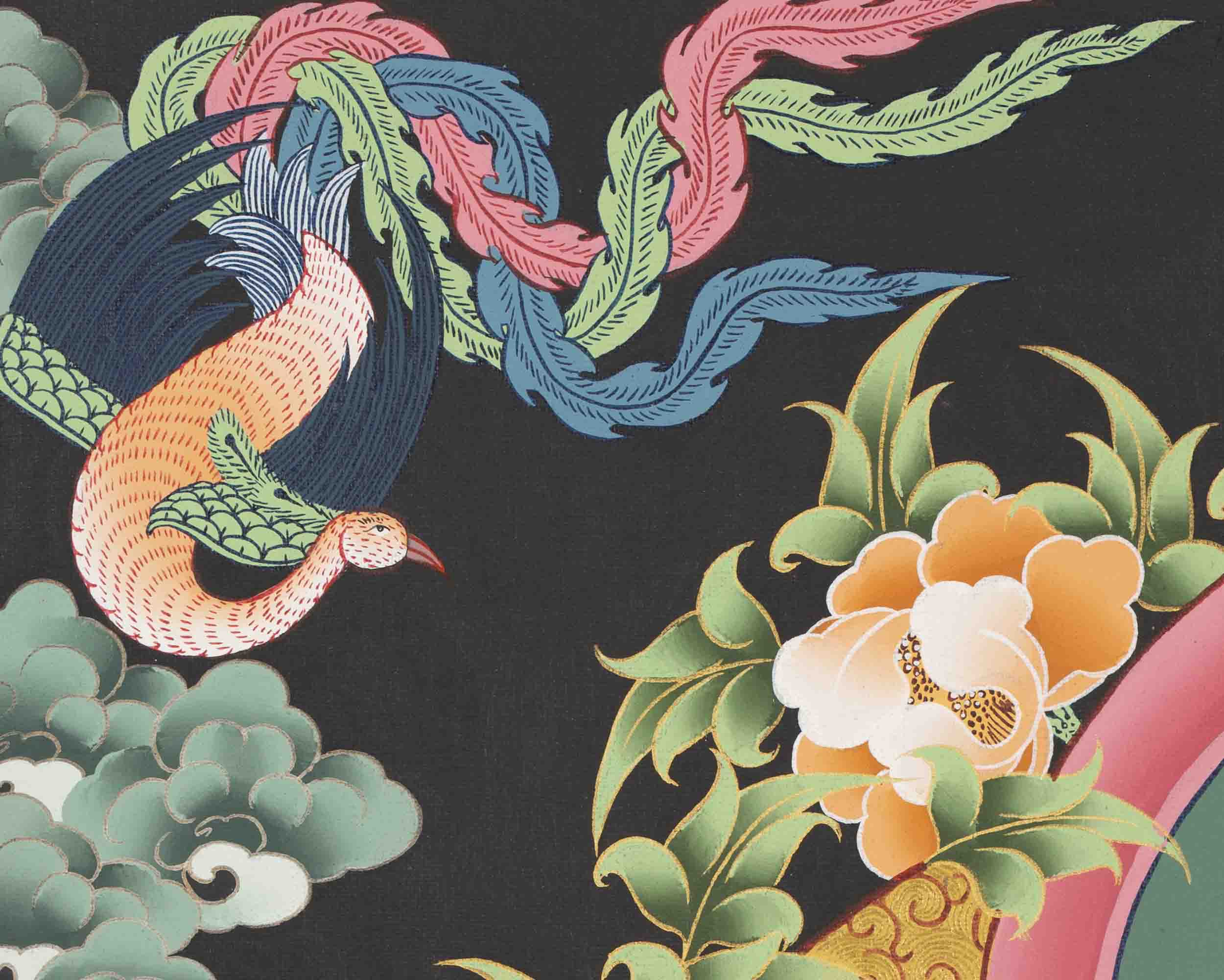 White Tara Thangka | Female Bodhisattva Art | Religious Wall Decors