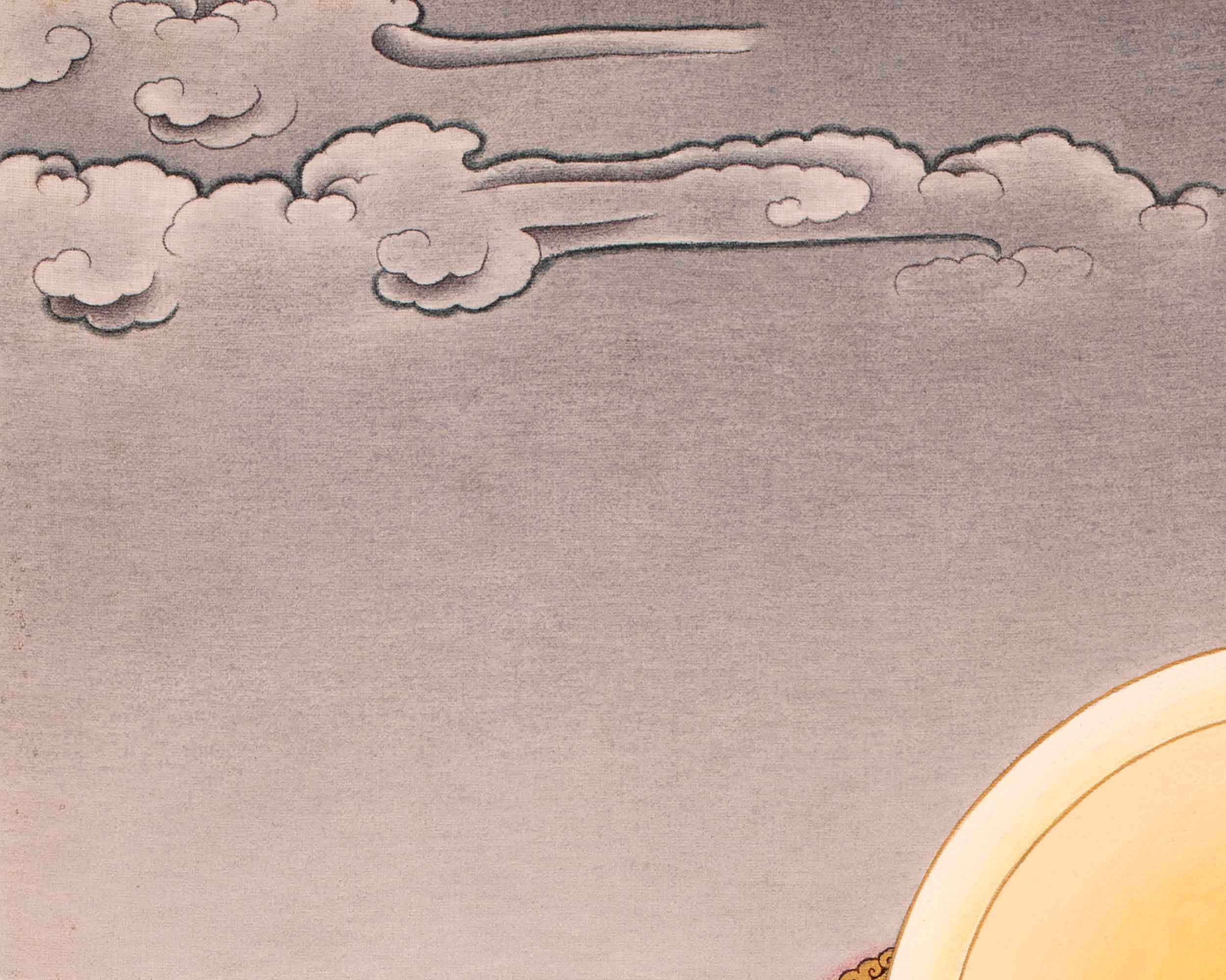 Historical Buddha Shakyamuni Thangka | Traditional Tibetan Buddhist Art