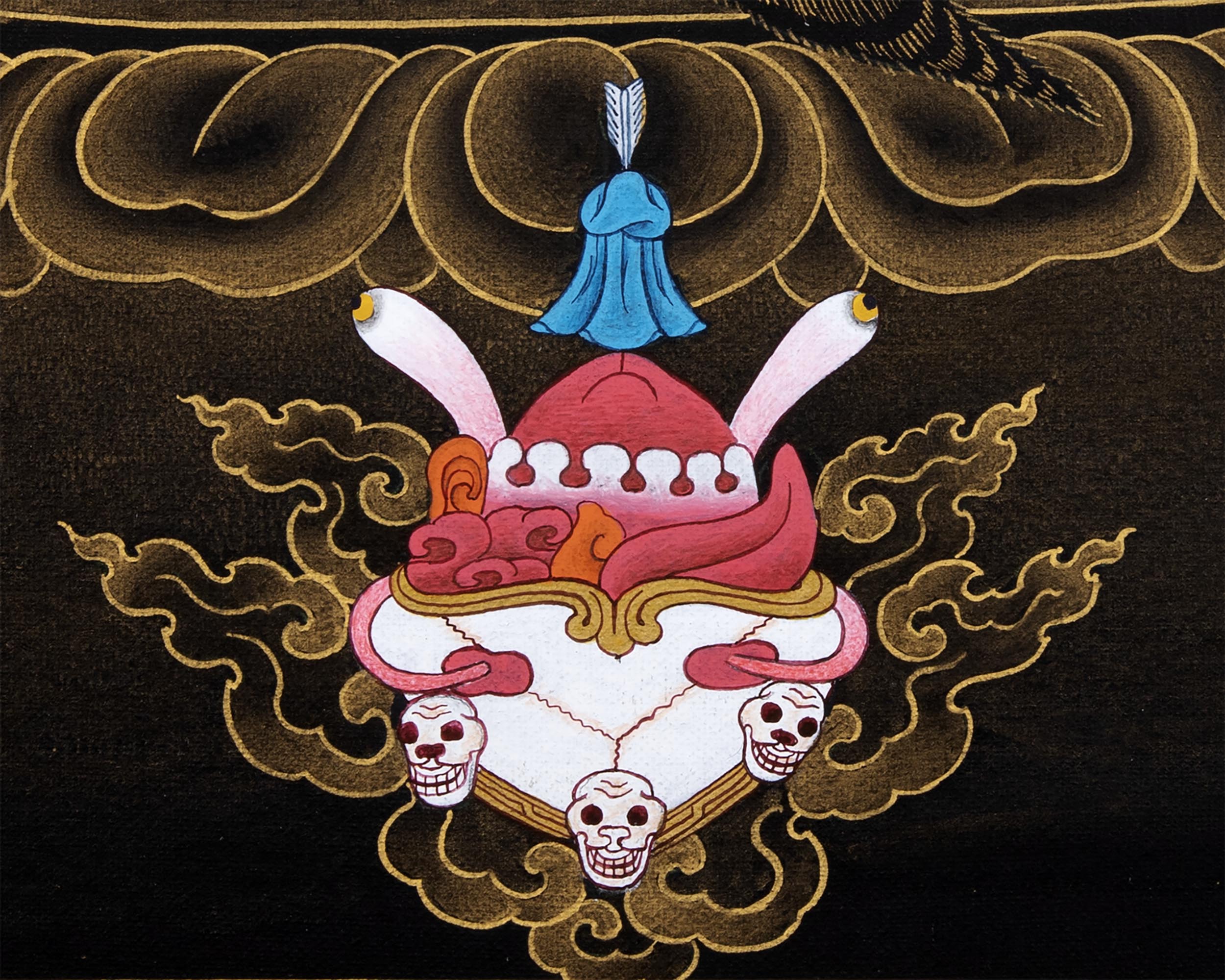 Dorje Bernakchen | The Great Black Cloak | Mahakala Thangka