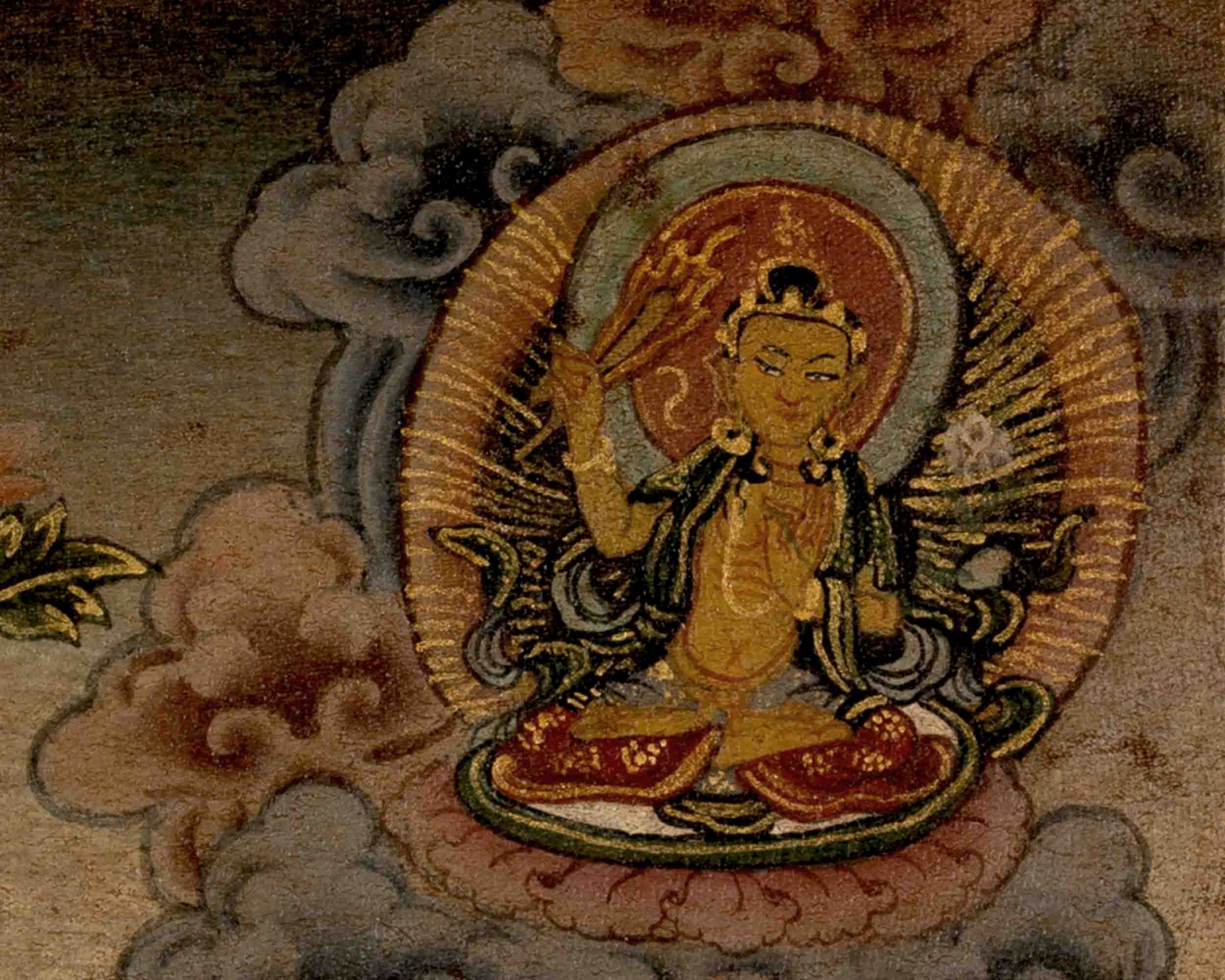 Buddhist Shakyamuni Buddha Thangka | Wall Hanging