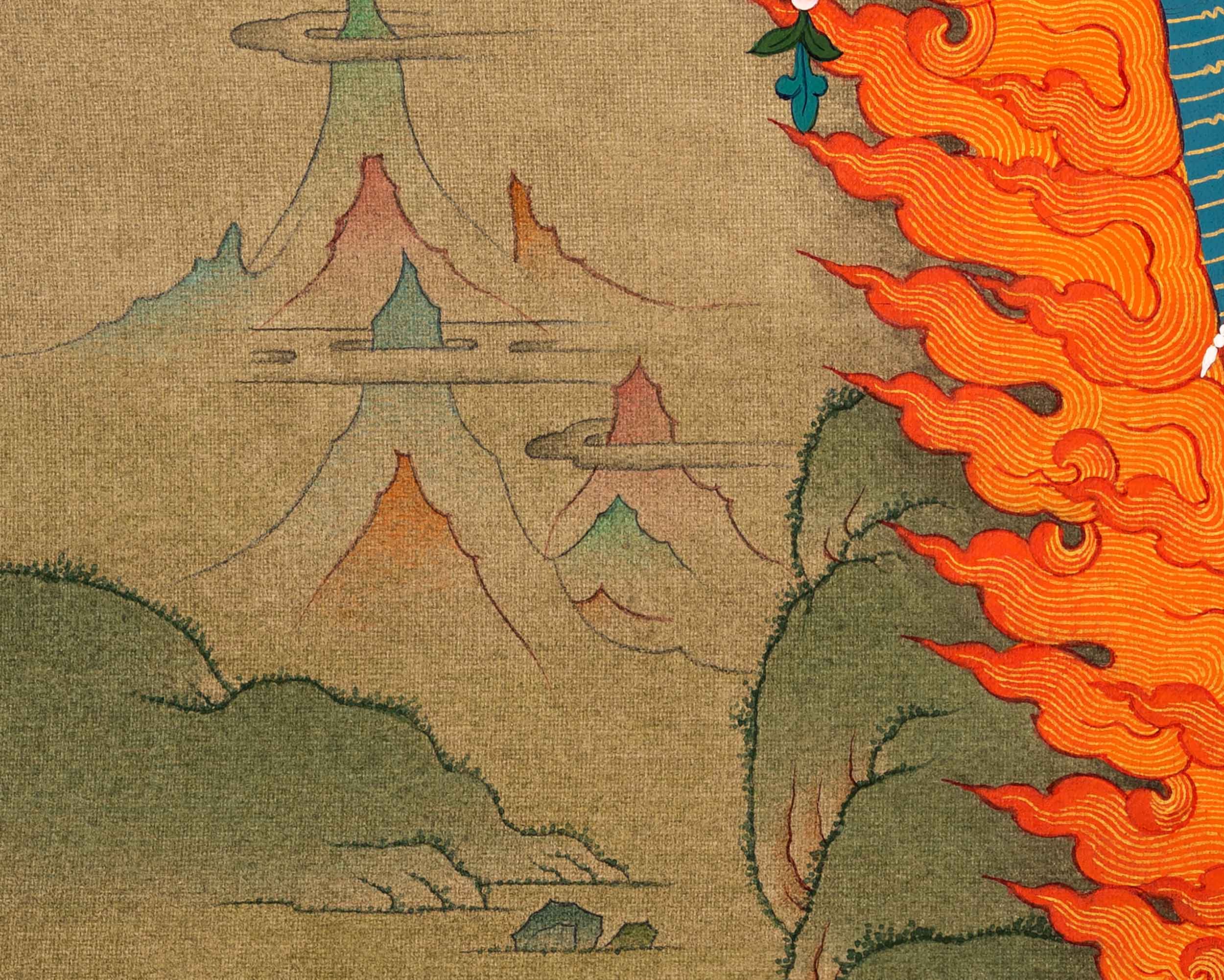 Kurukulla Thangka | Traditionally Hand Painted Art