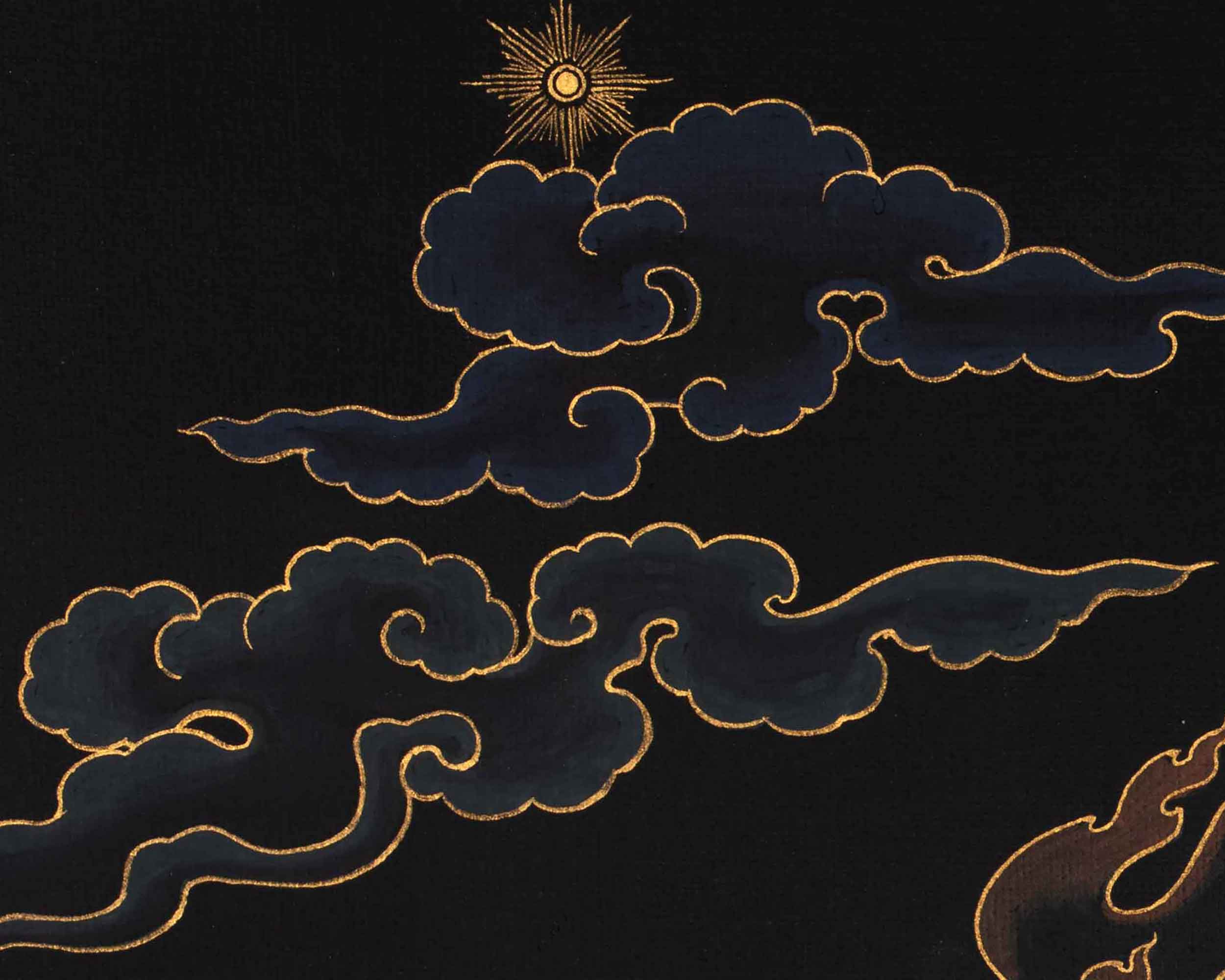 Himalayan Dakini Art For Troma Nagmo Mantra Practice | Feminine Embodiment Of Wisdom