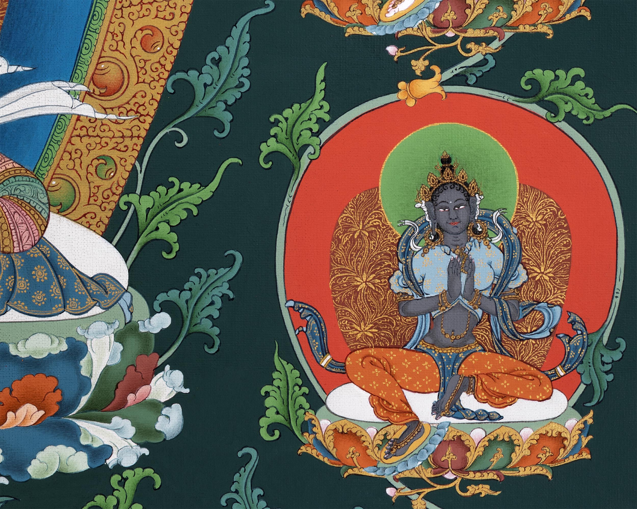 21 Tara Thangka Print | The Mother Bodhisattva Drolma | High Quality Canvas Print