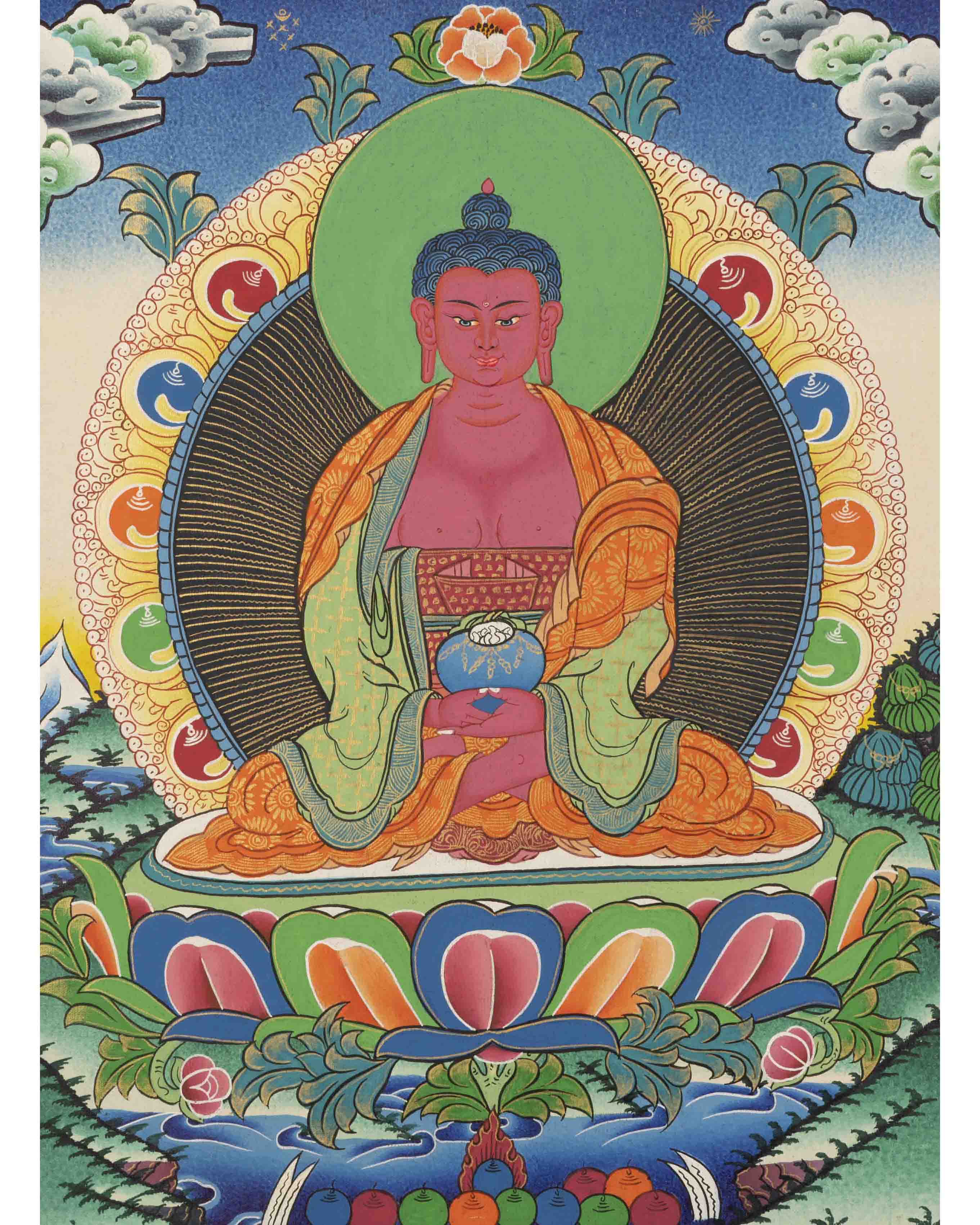Amitabha Buddha Thangka | Wall Hanging