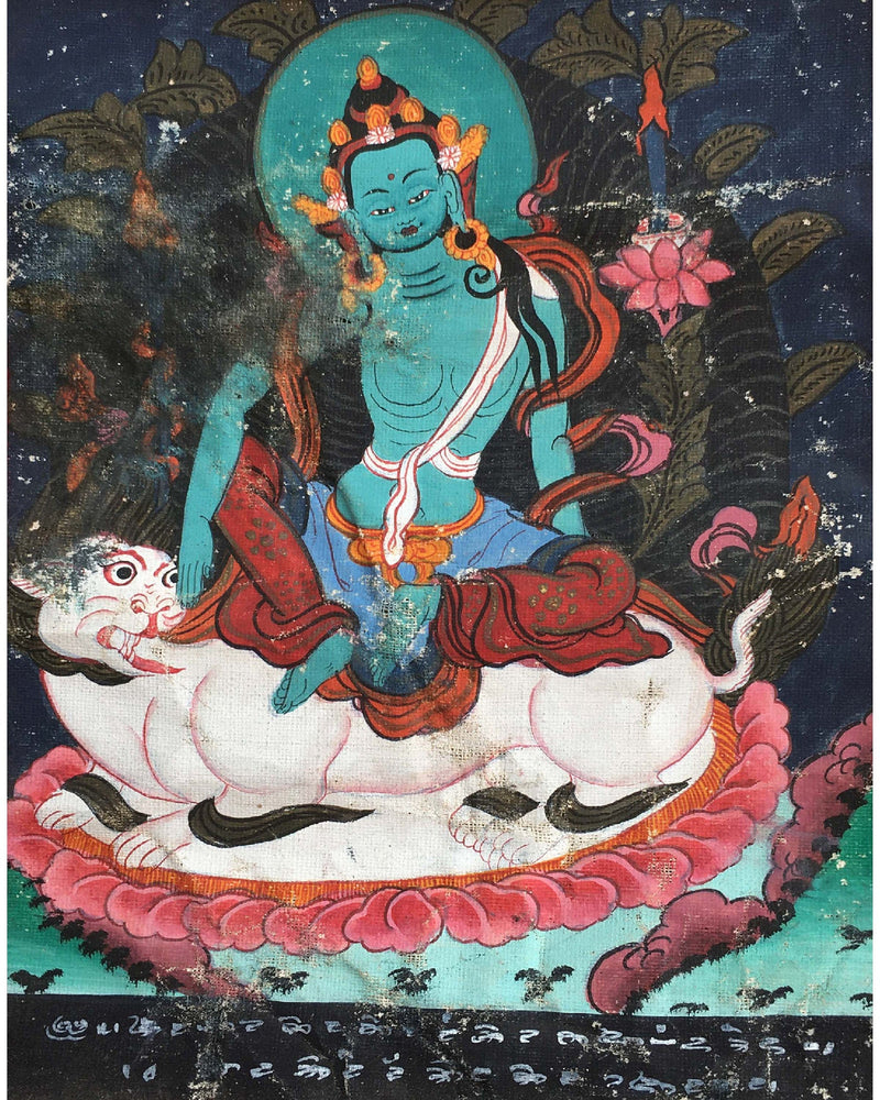 Arya Manjushri Thangka | Ritual Thangka Art