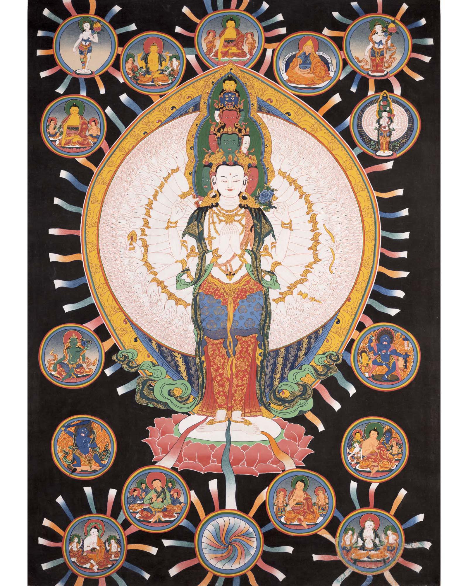 Avalokiteshvara Thangka | Buddhist Painting