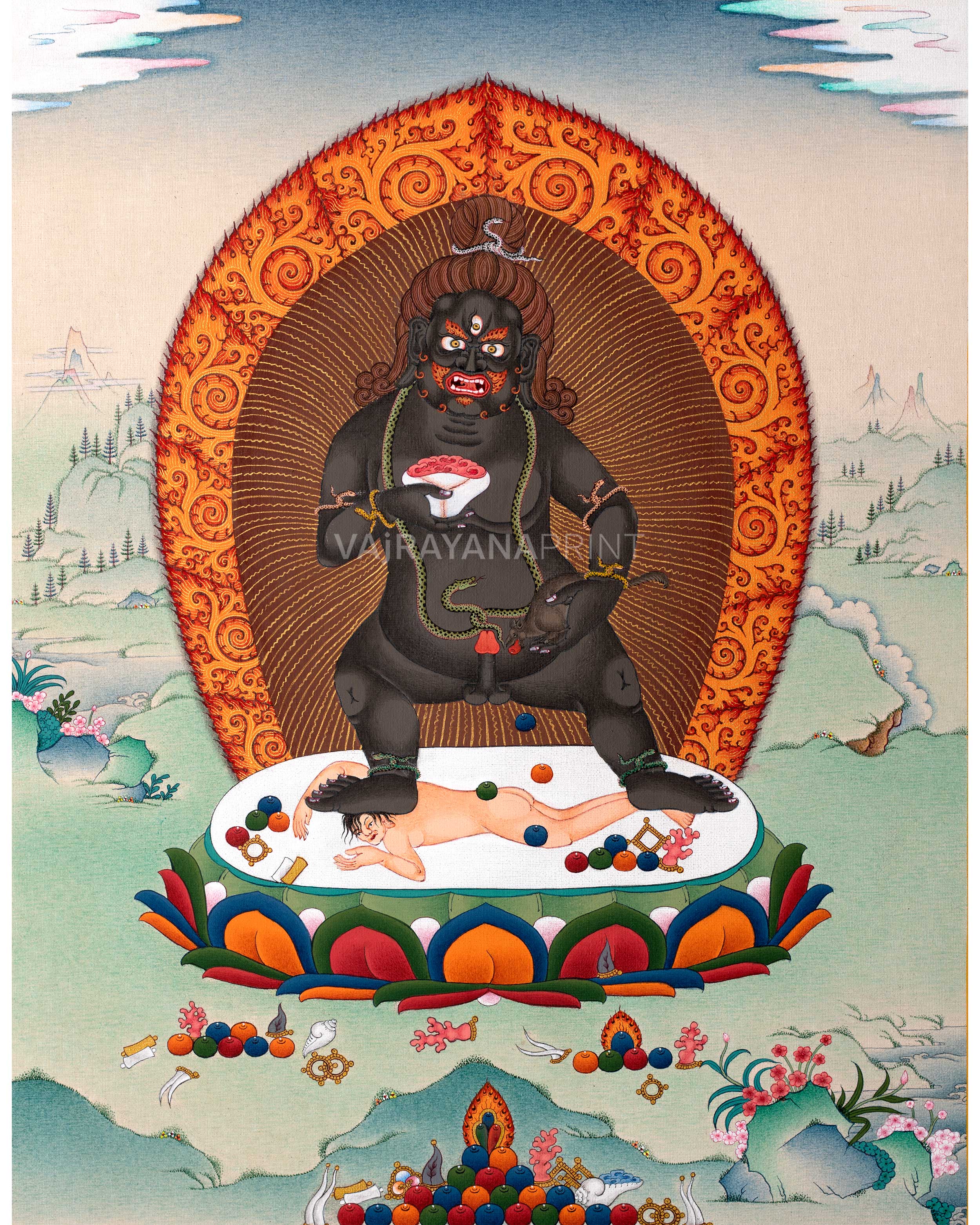 Balck Dzambhala Print