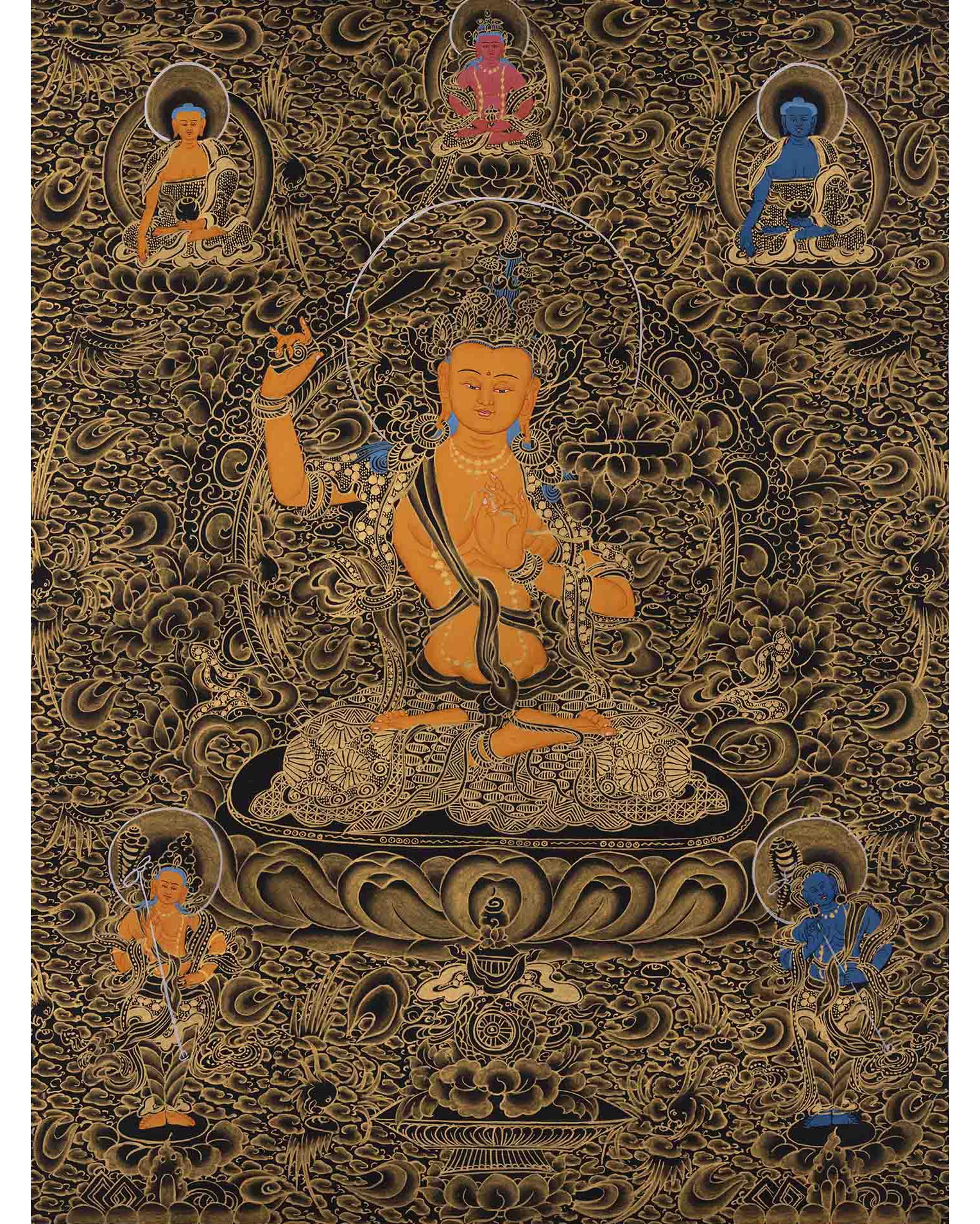 Arya Boddhisattva Manjushri Thangka