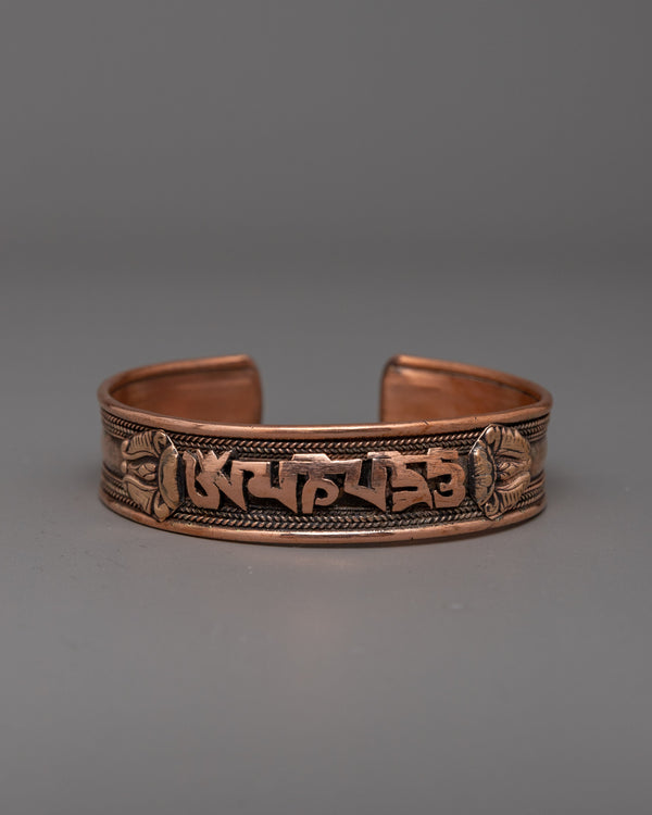 Tibetan Copper Bracelet Cuff