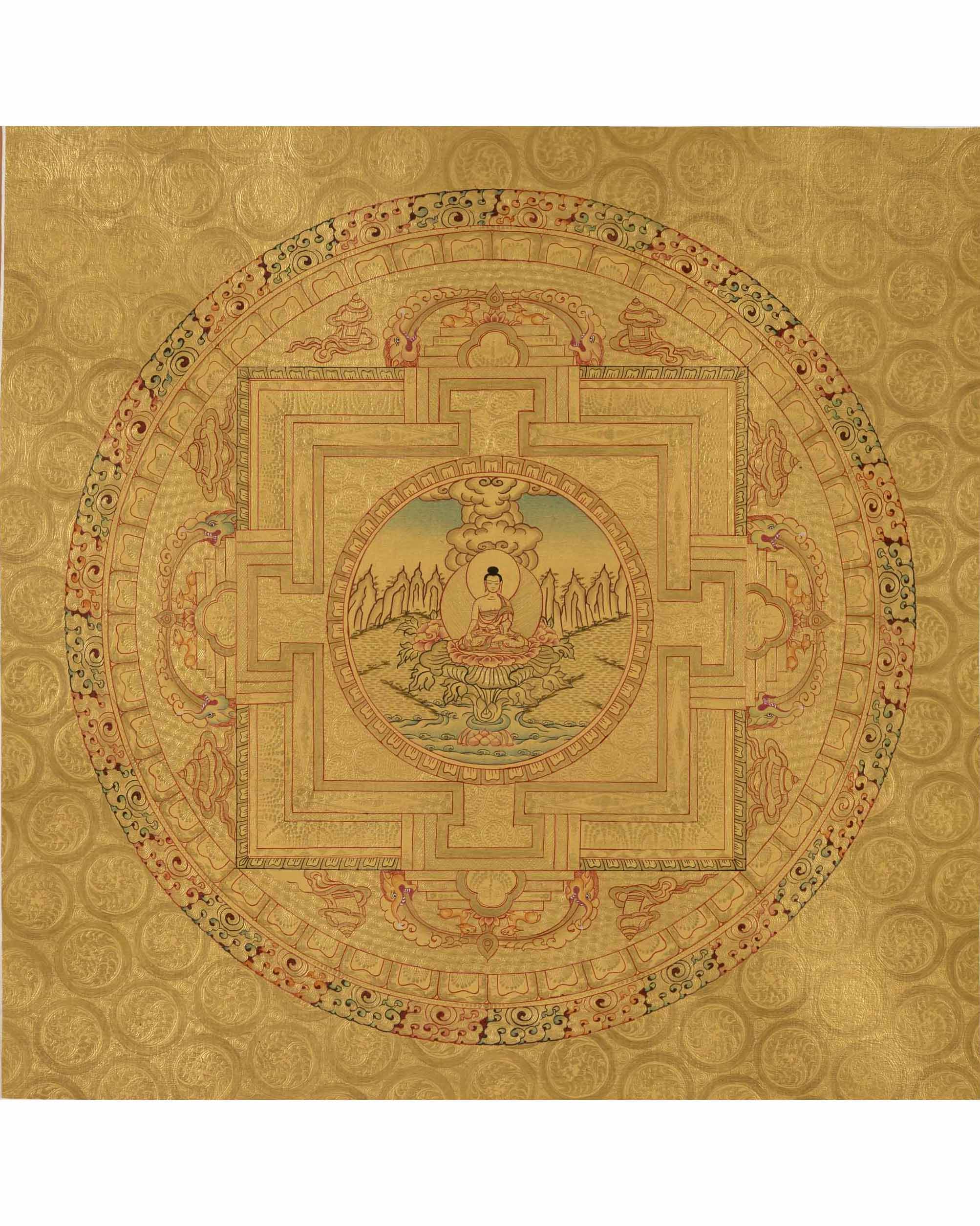 Shakyamuni Mandala Thangka | Wall Hanging Decoration