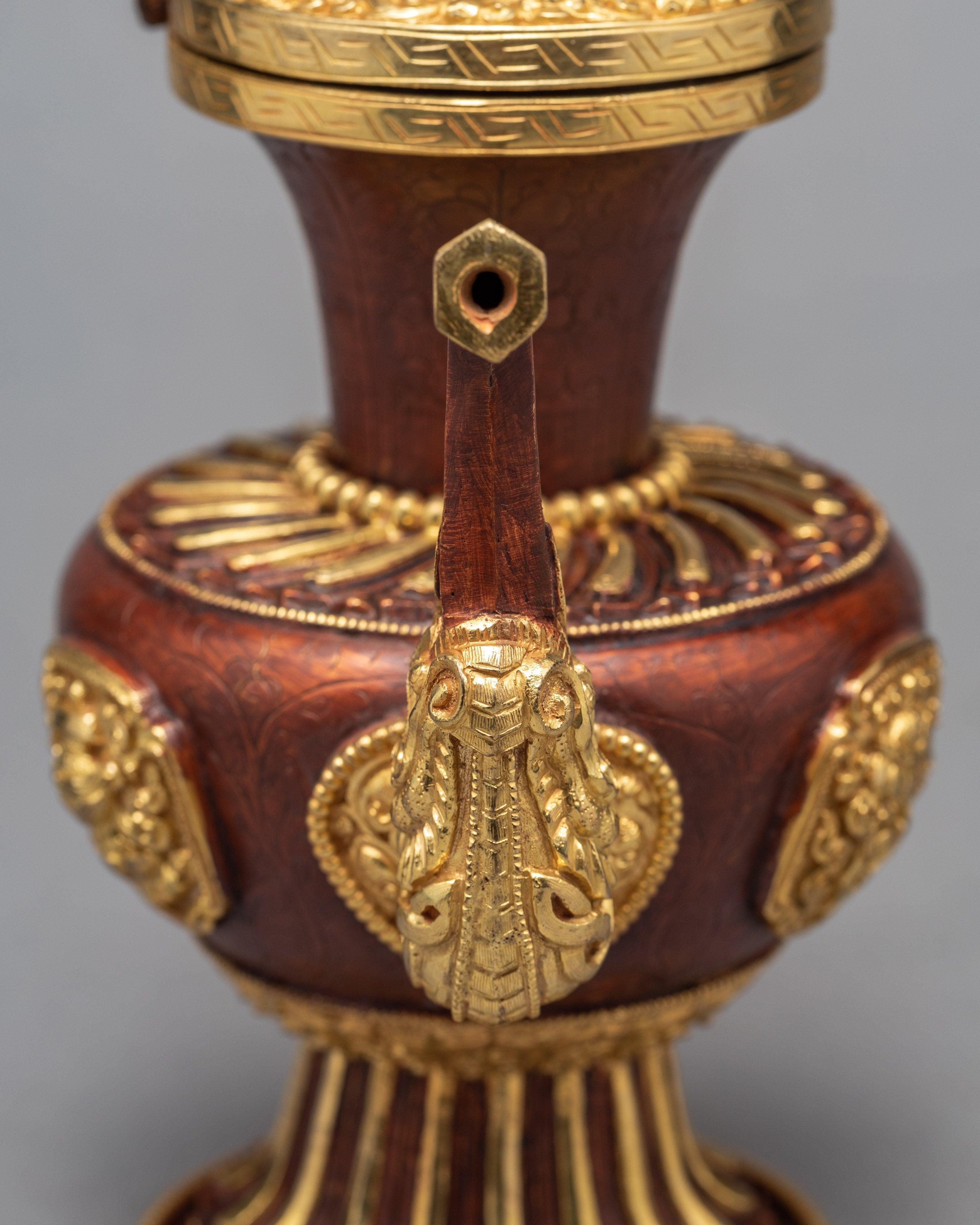 Gold Plated Bhumba Set | Buddhist Ritual Items