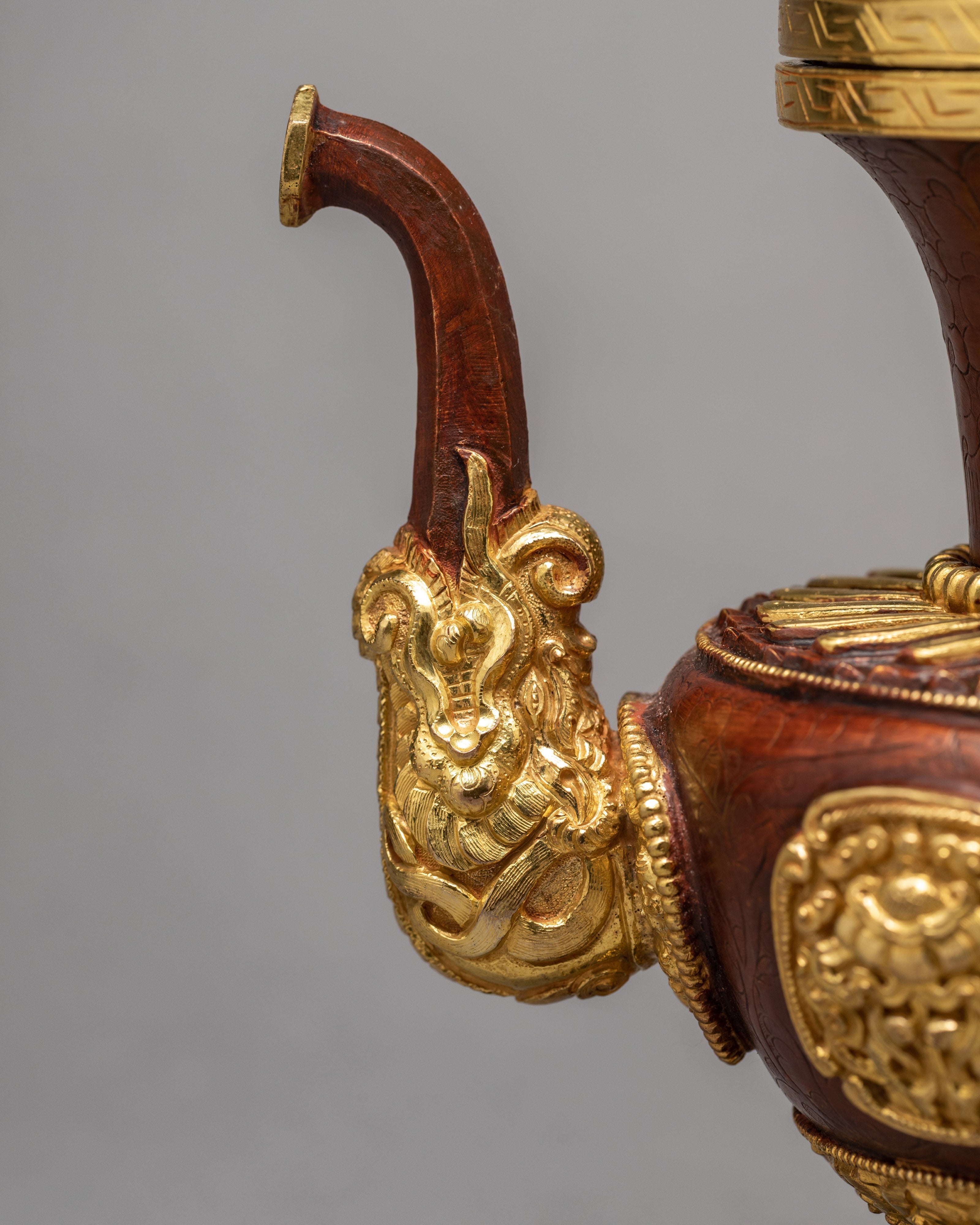 Gold Plated Bhumba Set | Buddhist Ritual Items