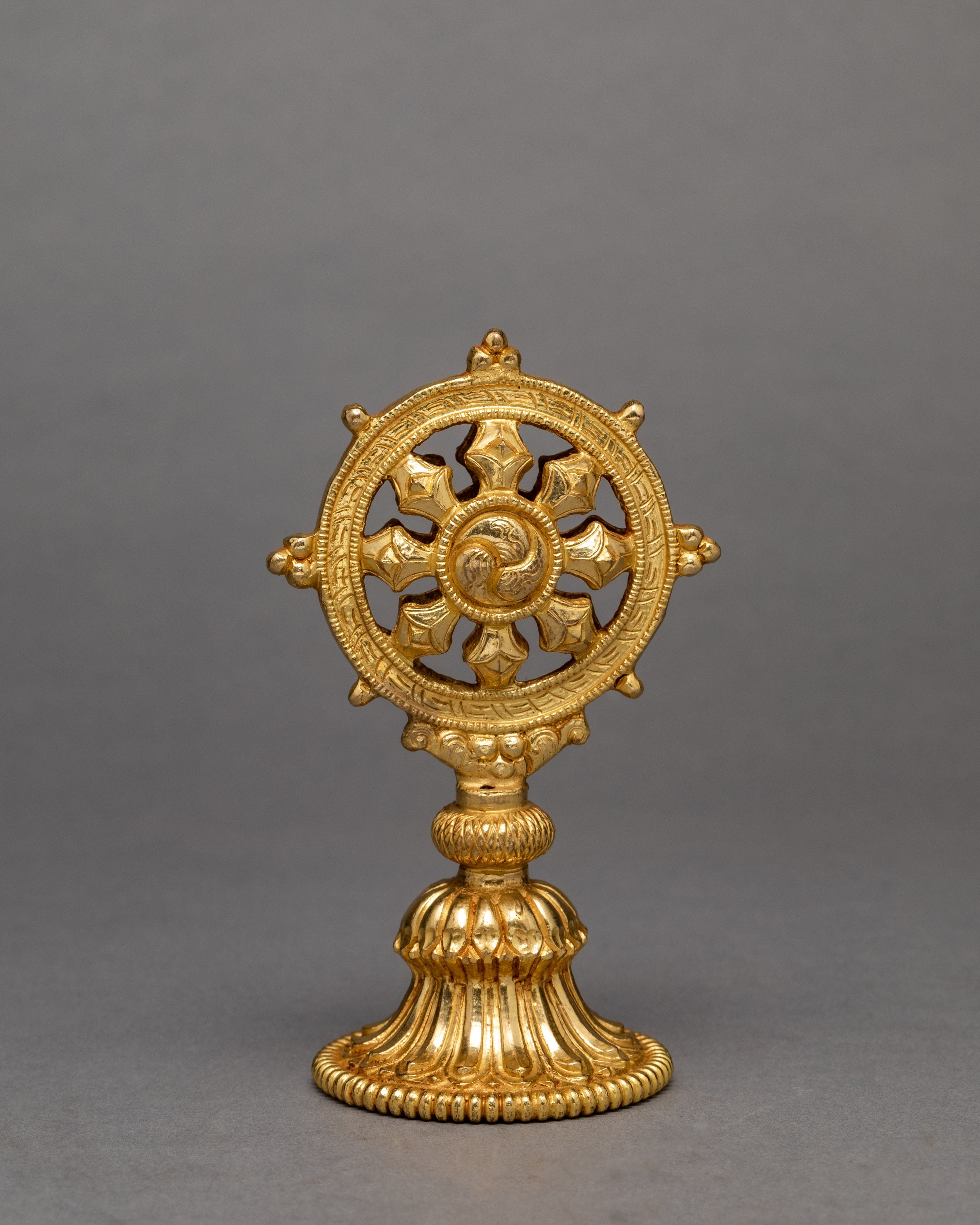 Hand-crafted Dharma Wheel | Dharma Chakra | Wheel of Dharma