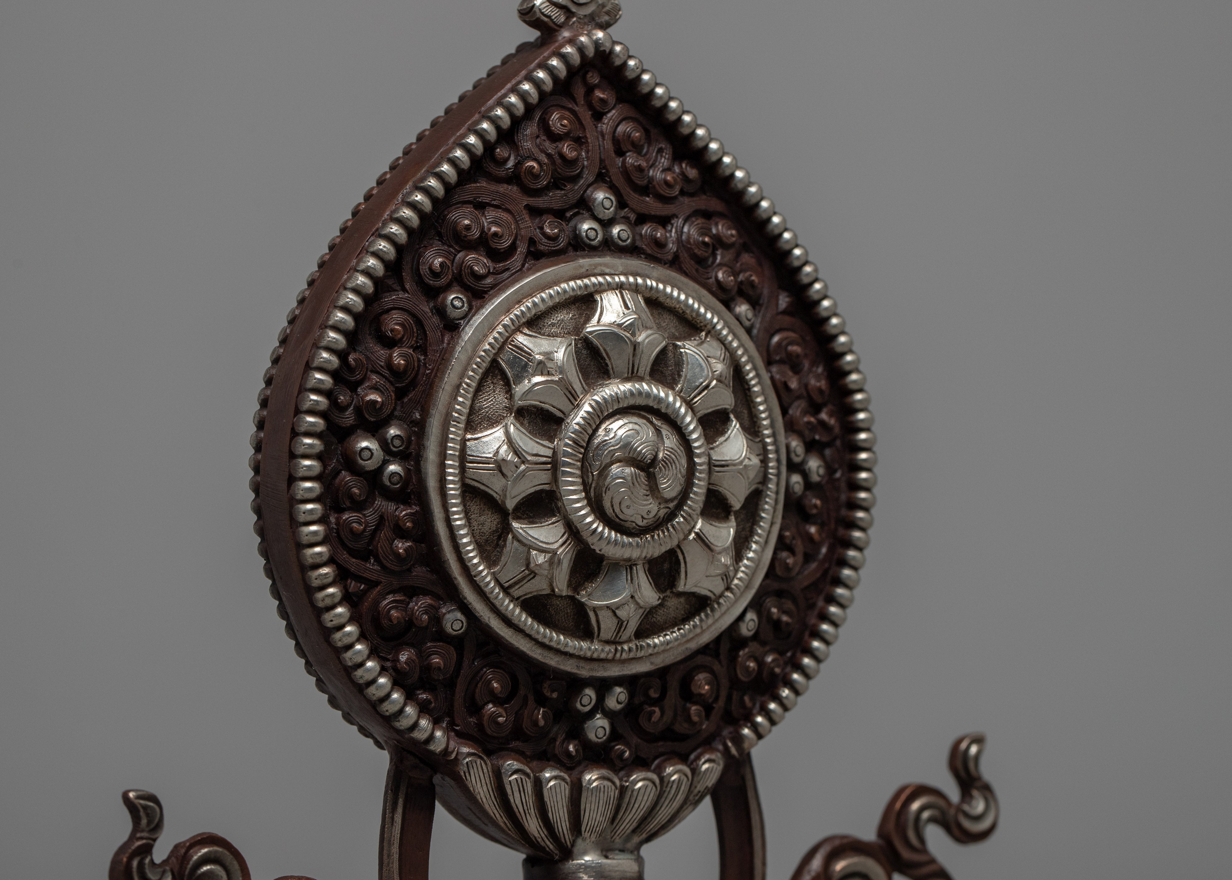 Wheel of Dharma | Hand-crafted Dharma Chakra | Zen Decor