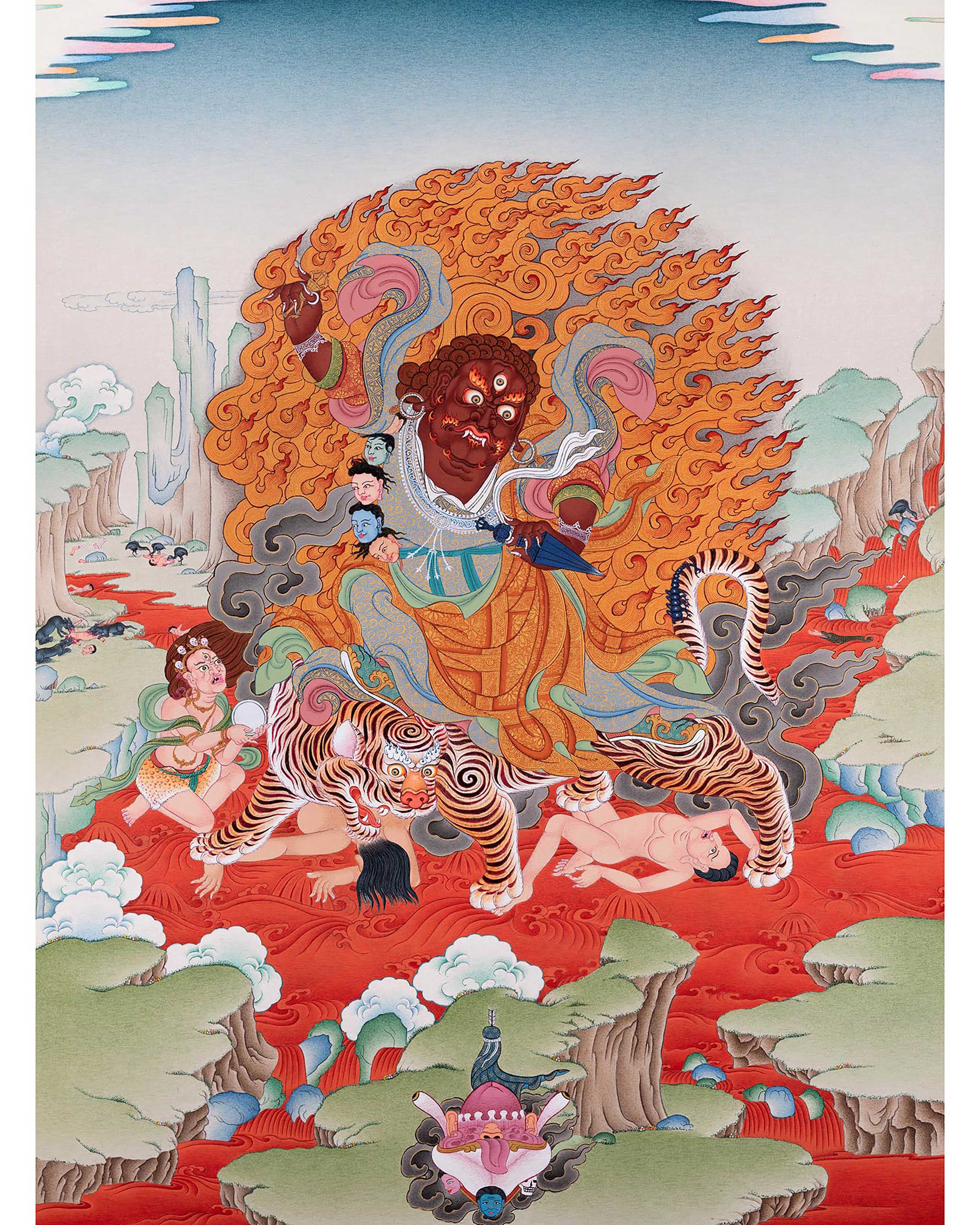 Guru Dorje Drollo Thangka