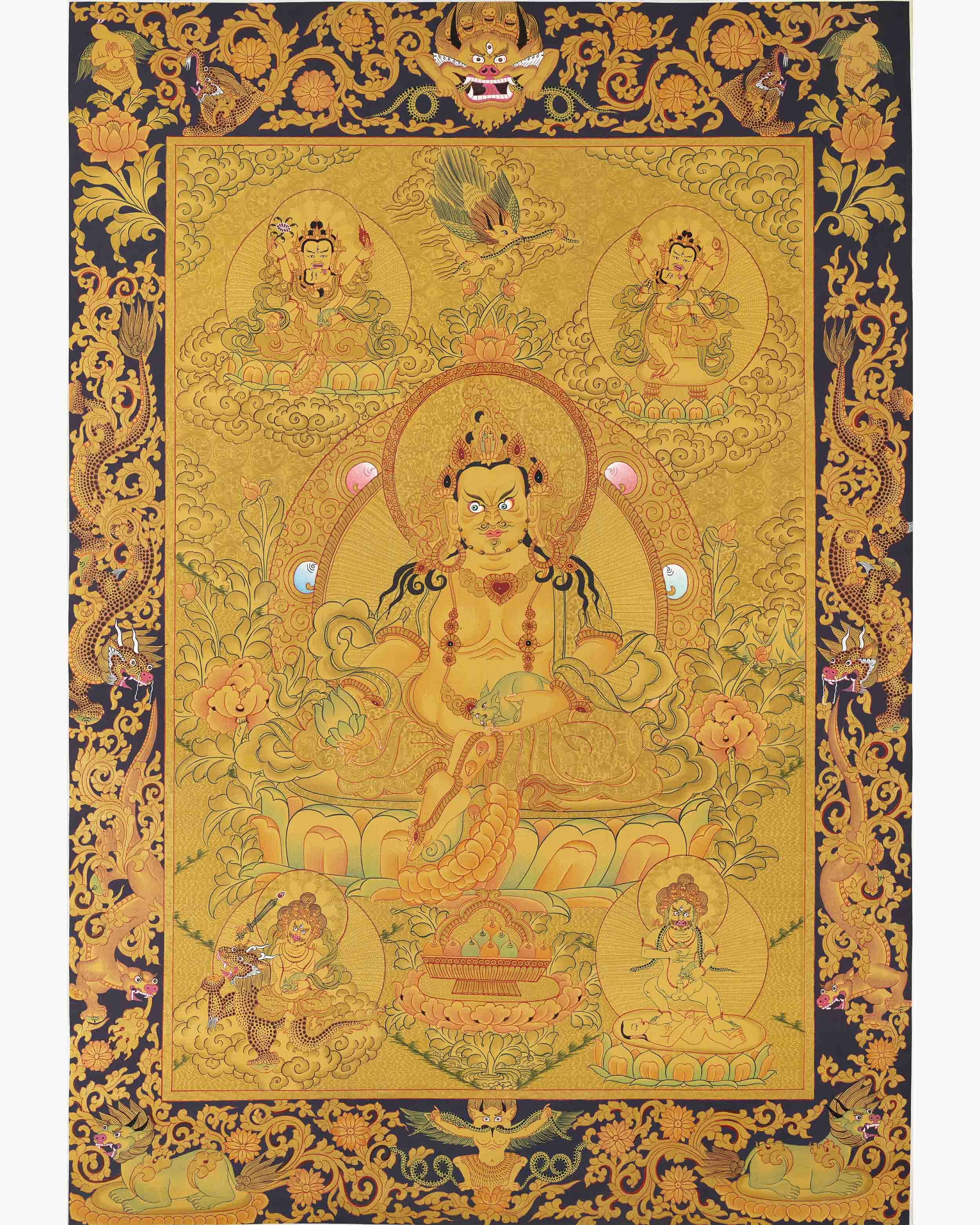 Dzambala Thangka Print