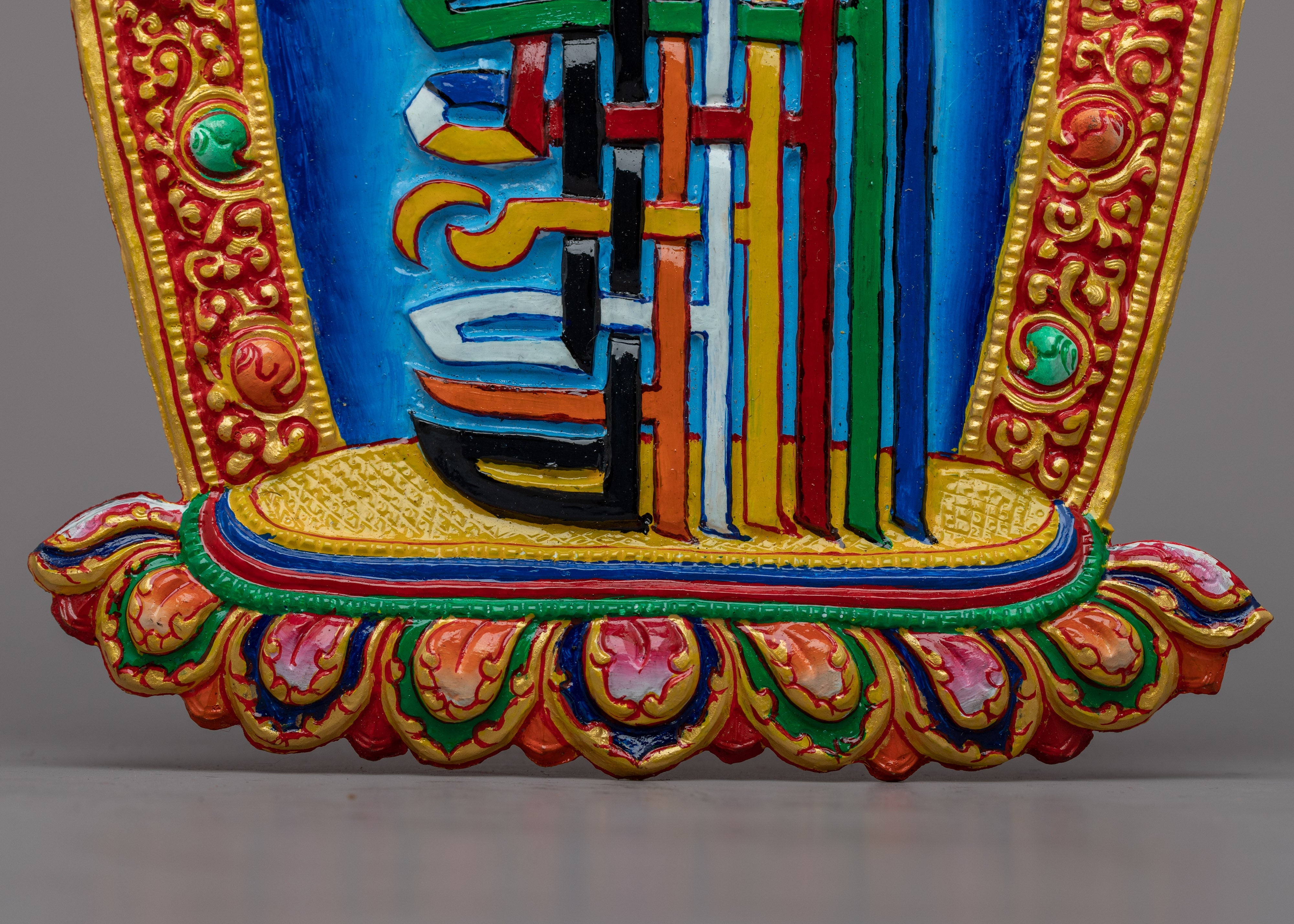 Kalachakra Mantra Wall Hanging | Handcrafted Sacred Art