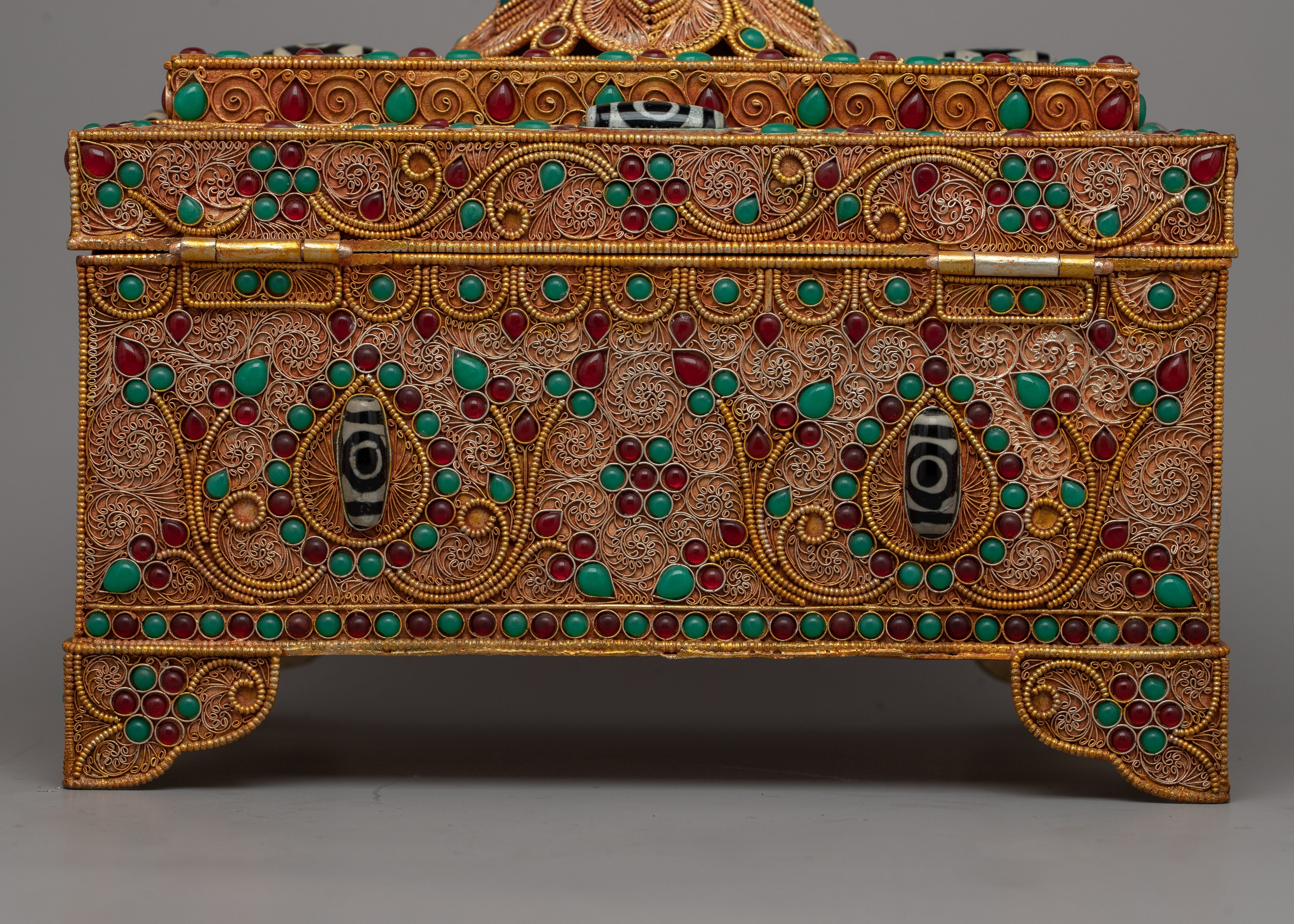 Tibetan Meditation Box | Handcrafted Spiritual Practice Tool