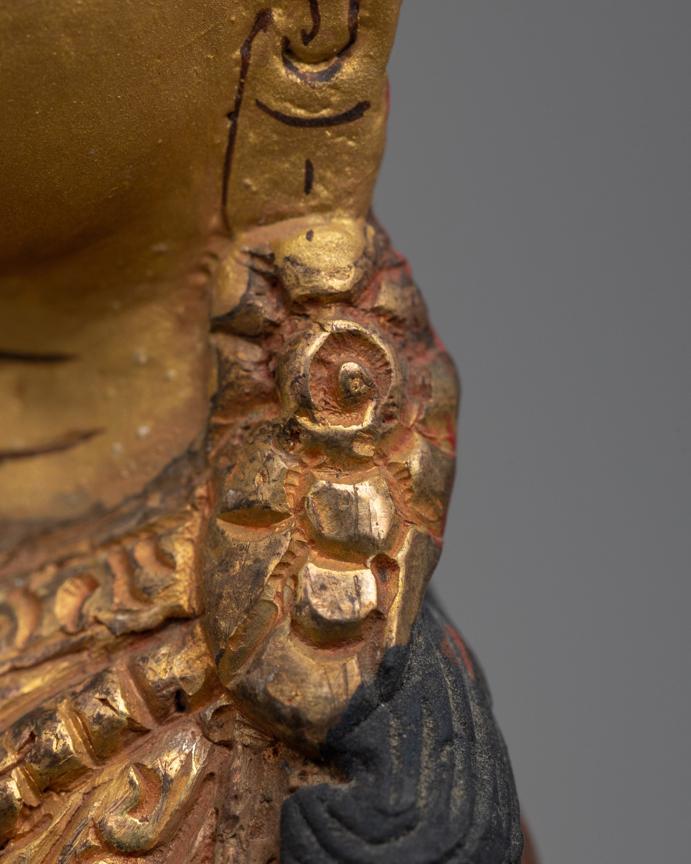 Guru Padmasambhava Statue for Meditation and Ritual | Tibetan Lotus Born, Guru Rinpoche