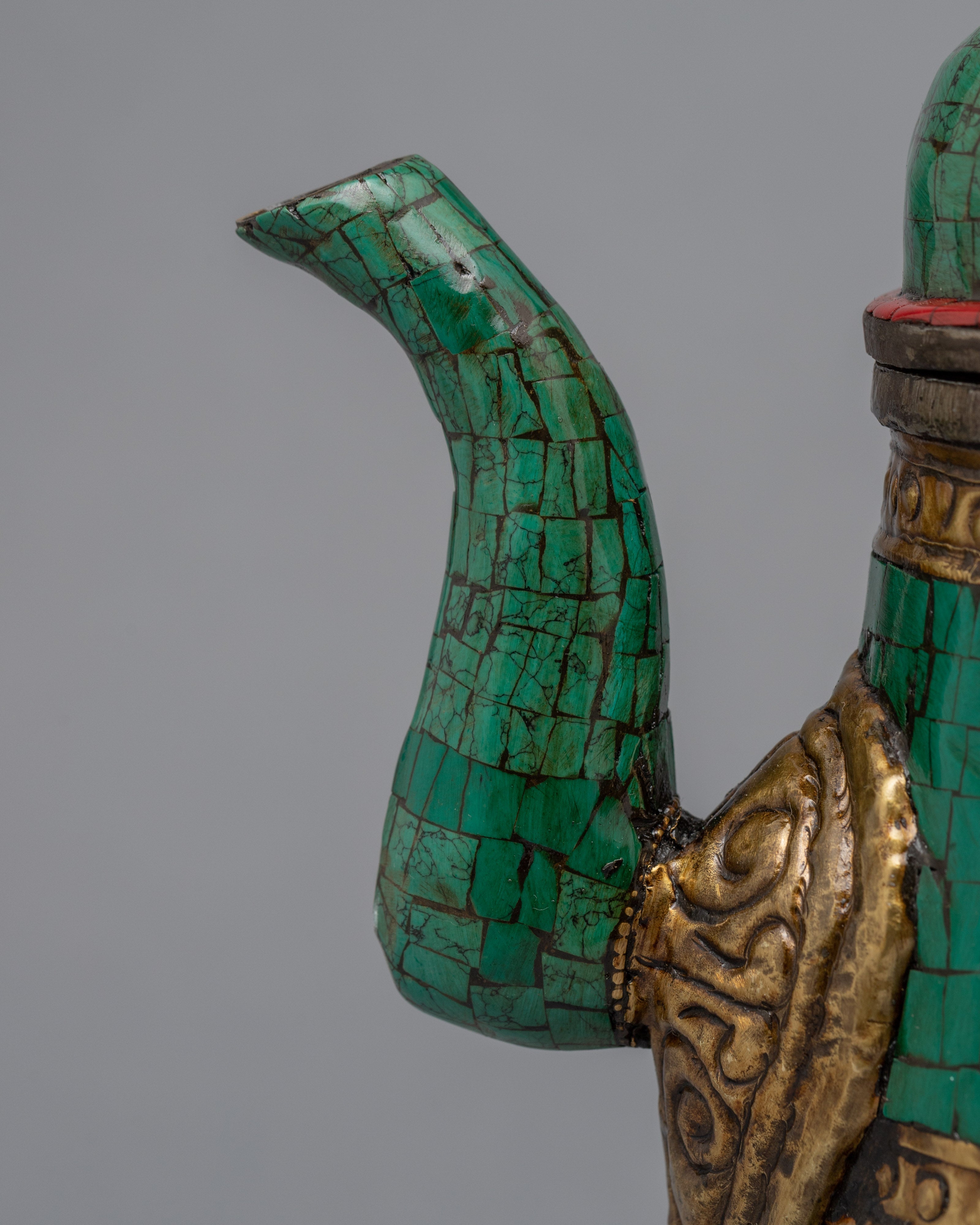 Buddhist Ritual Tea Pot | Himalayan Art Work