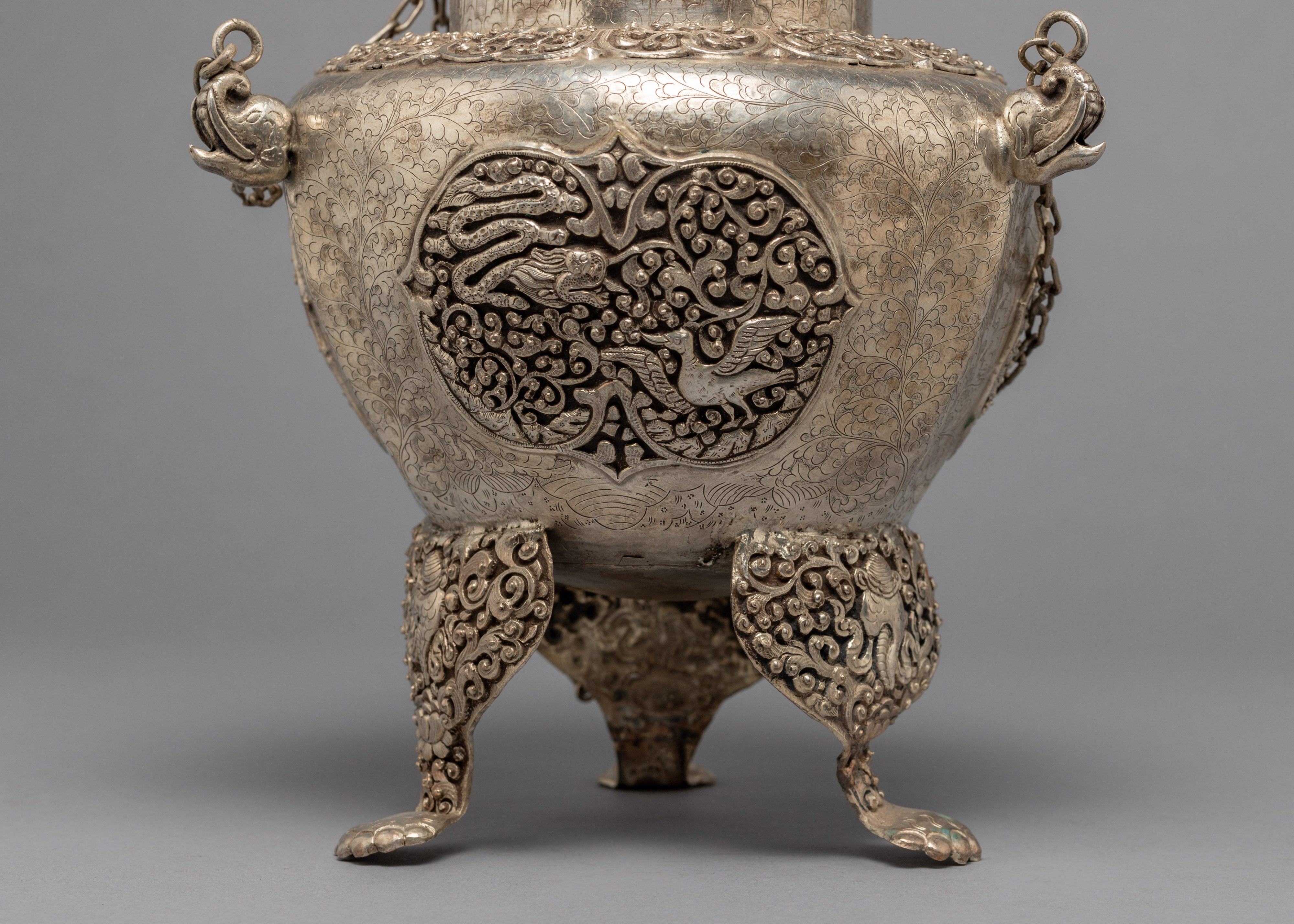 Enclosed Incense Burner | Handcrafted Tibetan Art