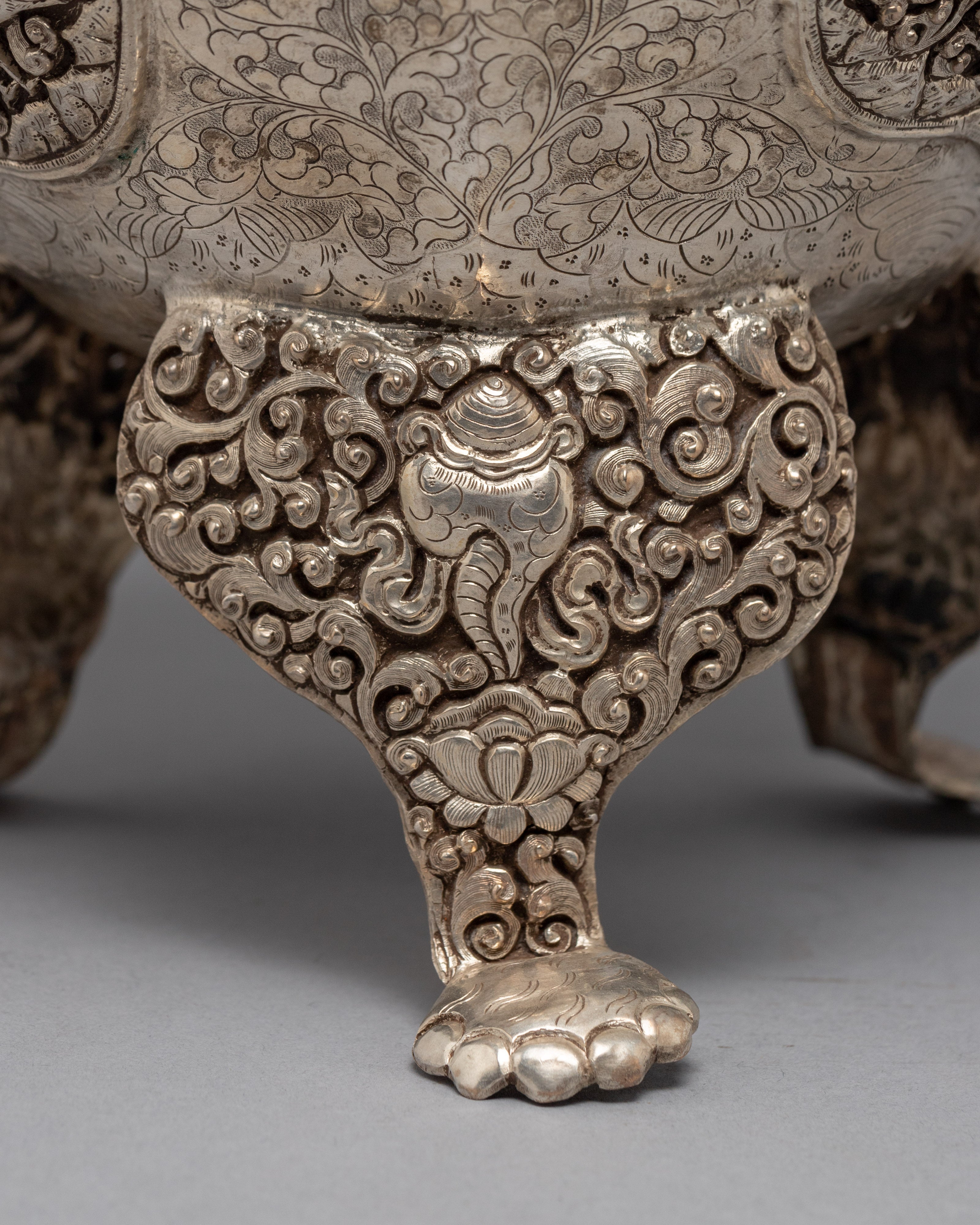 Enclosed Incense Burner | Handcrafted Tibetan Art