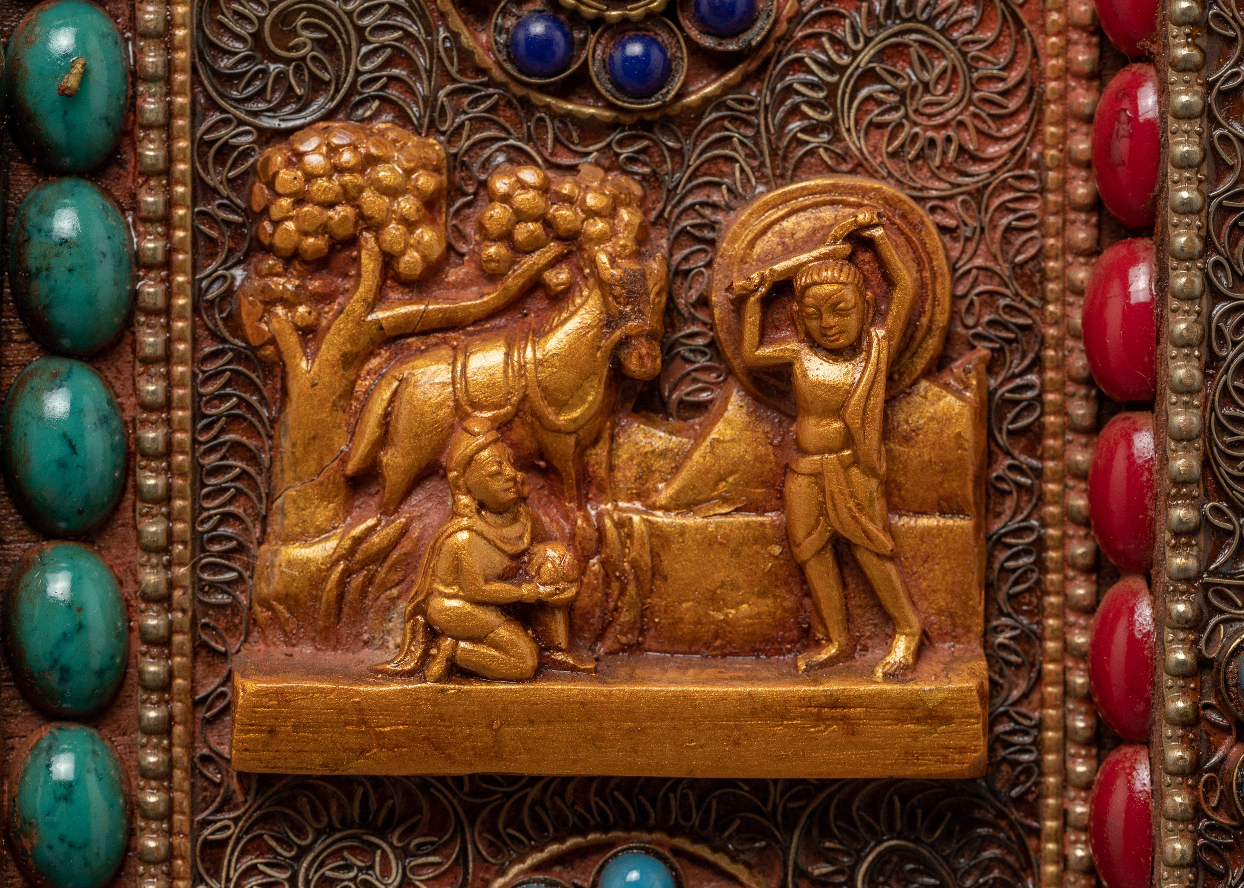 The Life of The Buddha Thangka | Wall Hanging Art
